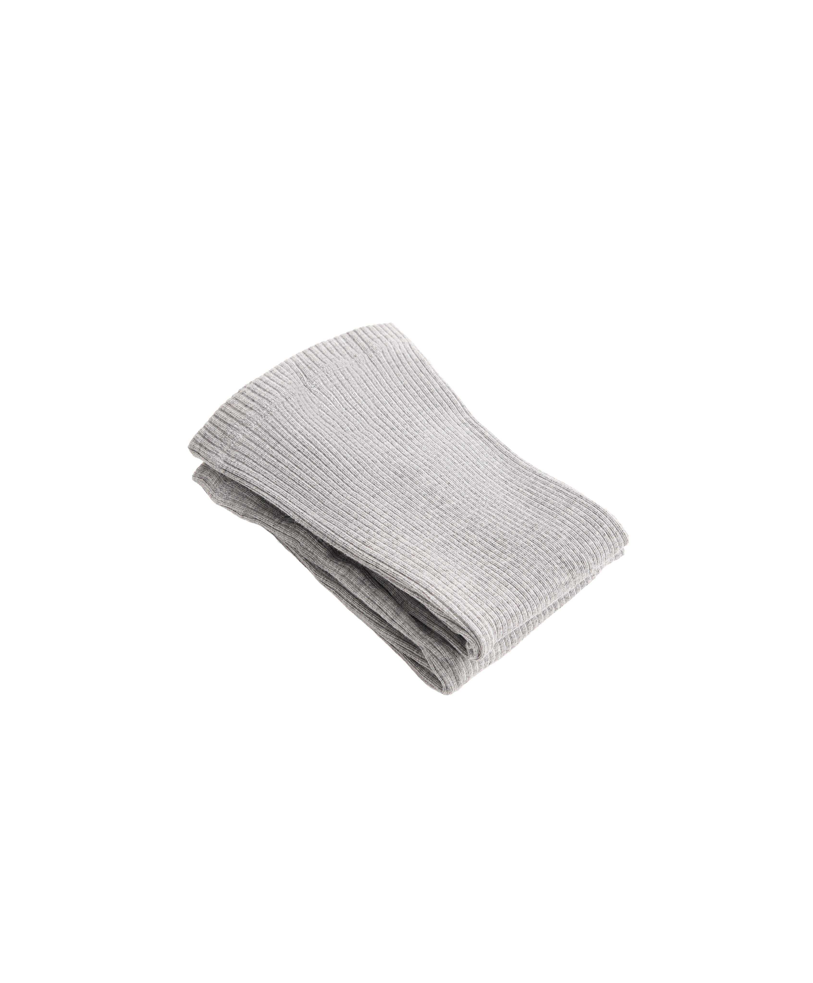 Modal blend legwarmers — PALE GREY MELANGE