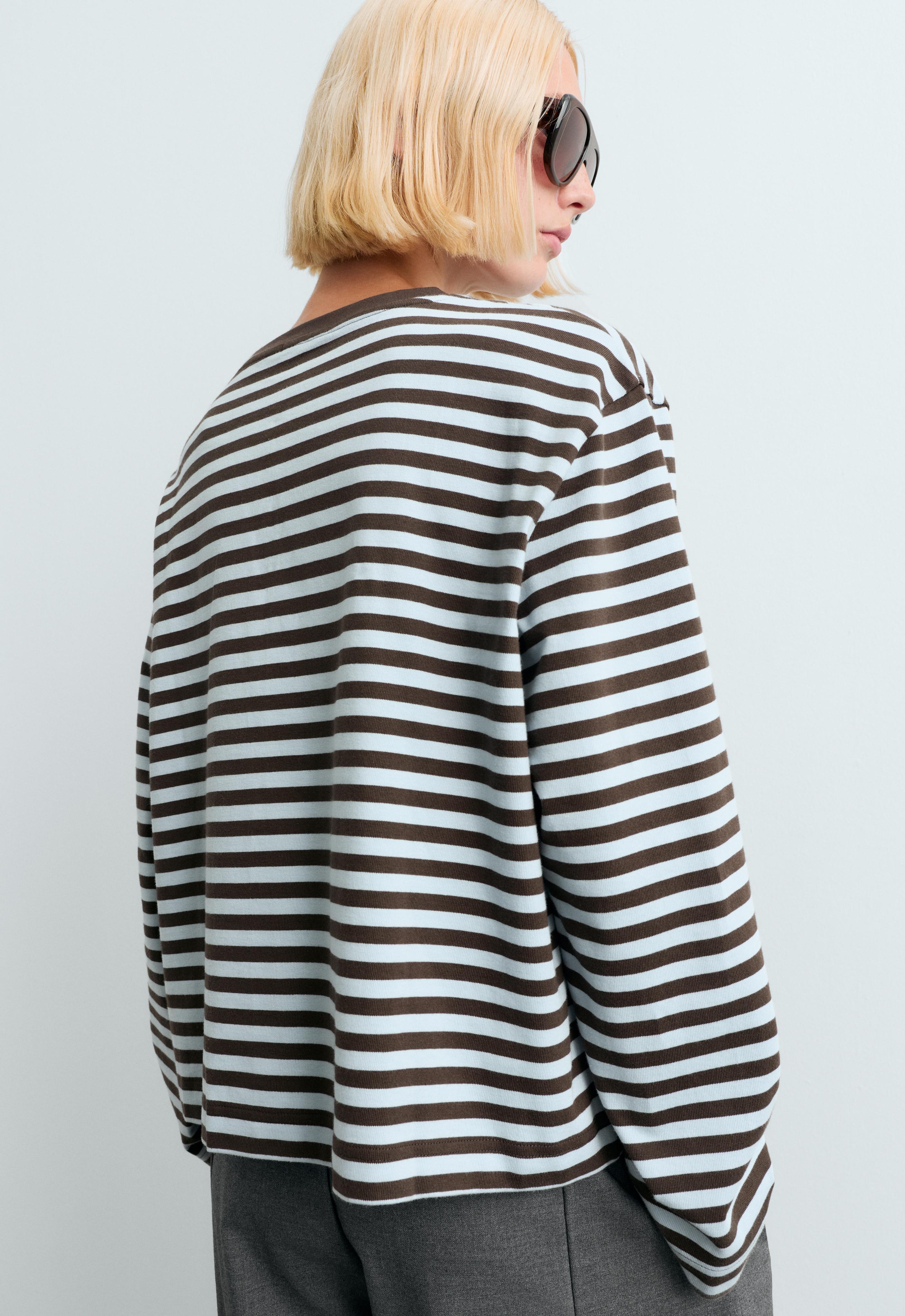 100% cotton long sleeve T-shirt | OYSHO Türkiye
