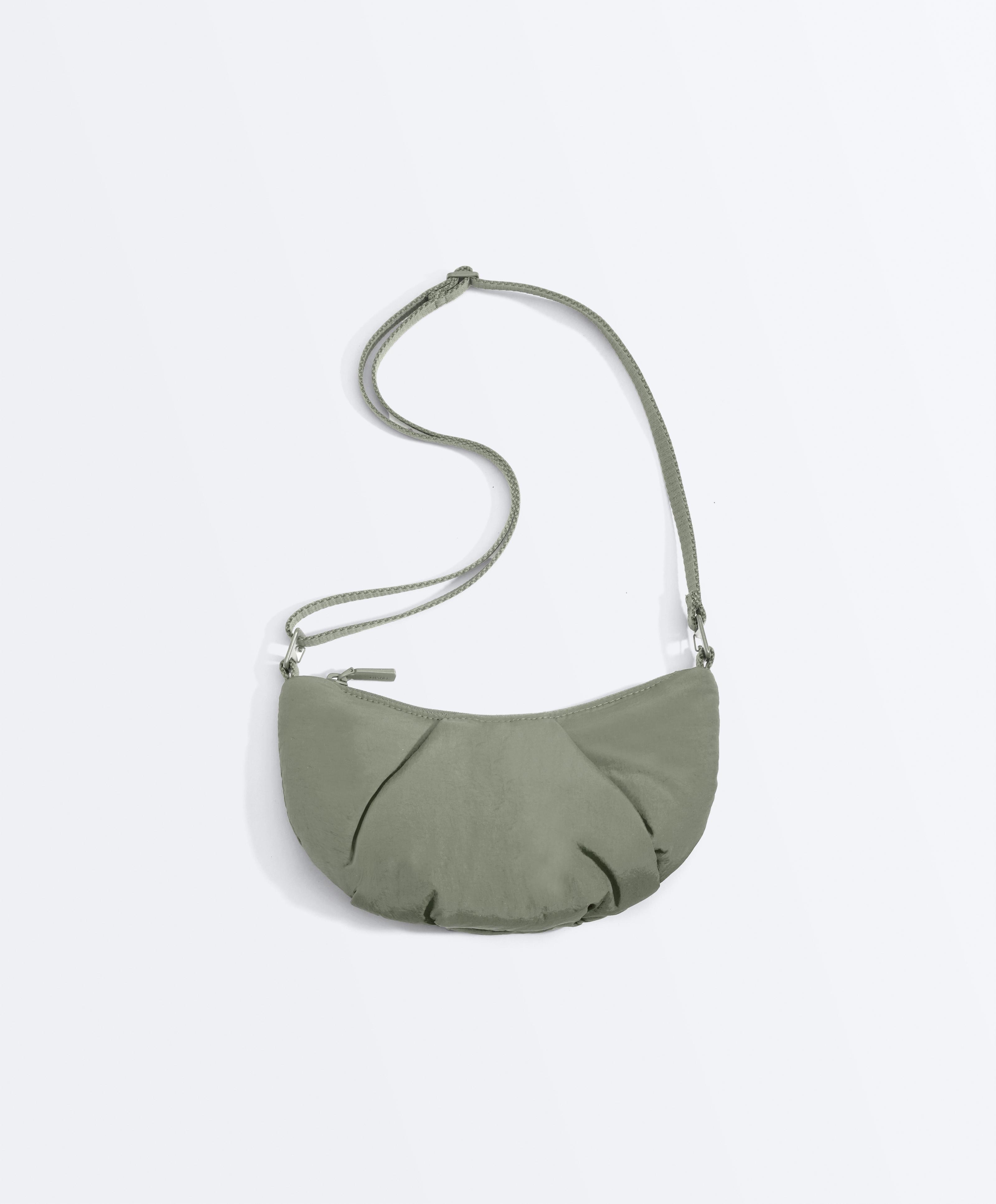 Mini quilted crossbody bag — KHAKI