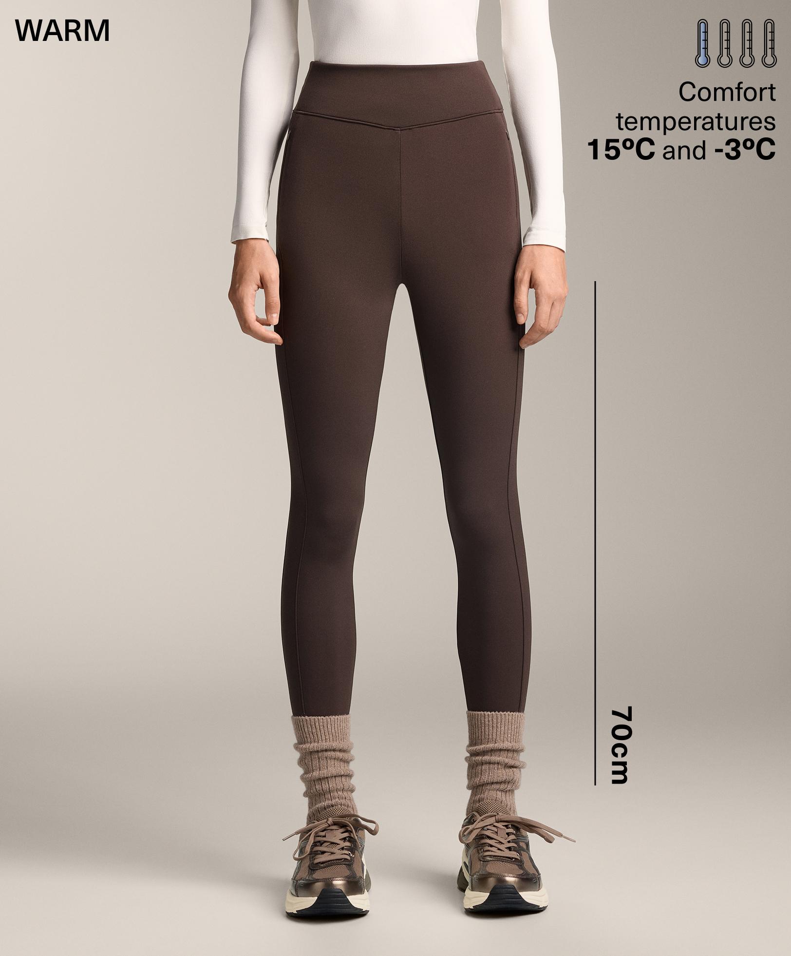 Legging tobillero high rise Warm pockets 70 cm