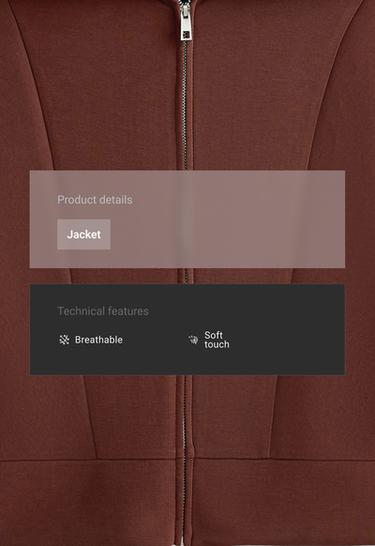 Soft-touch modal bomber jacket — TERRACOTTA 2