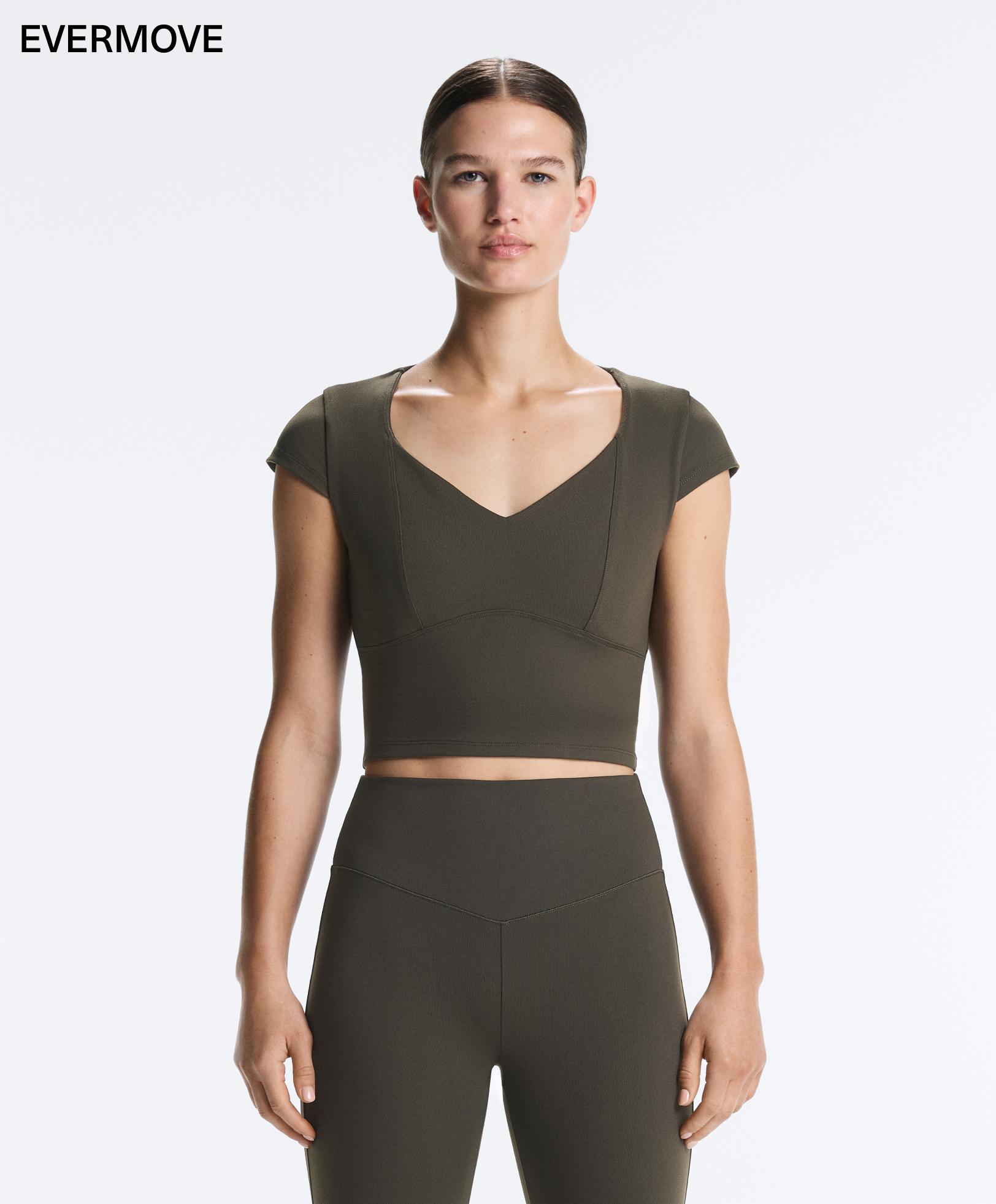 Evermove Tanktop mit kurzen Ärmeln