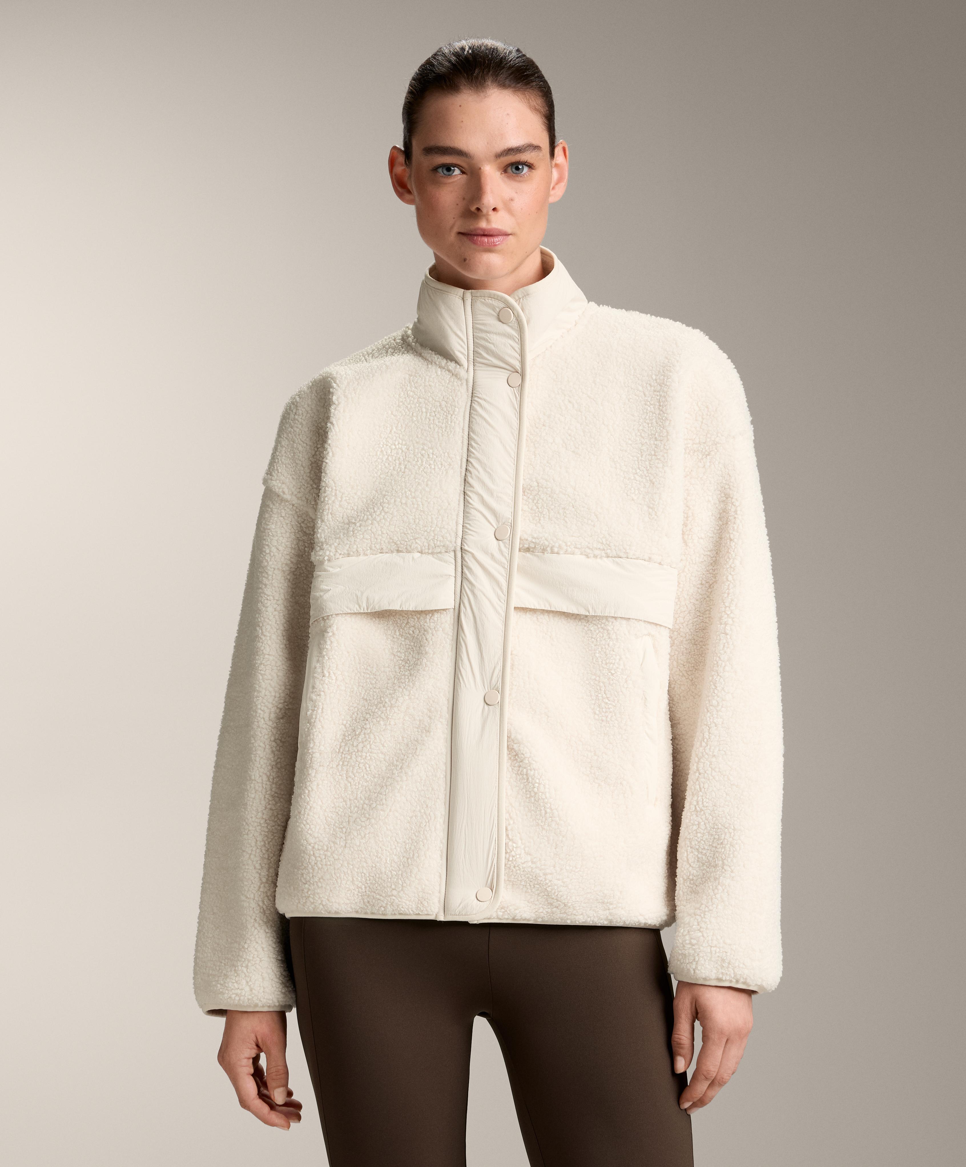 Veste bomber effet mouton légère Veste bomber effet mouton légère