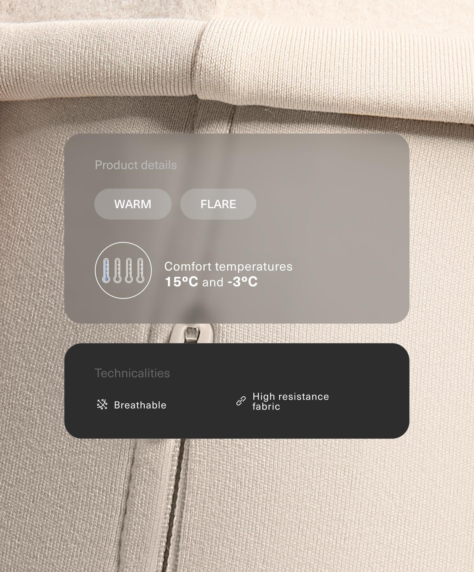 Flare-Hose High Rise Warm Pockets