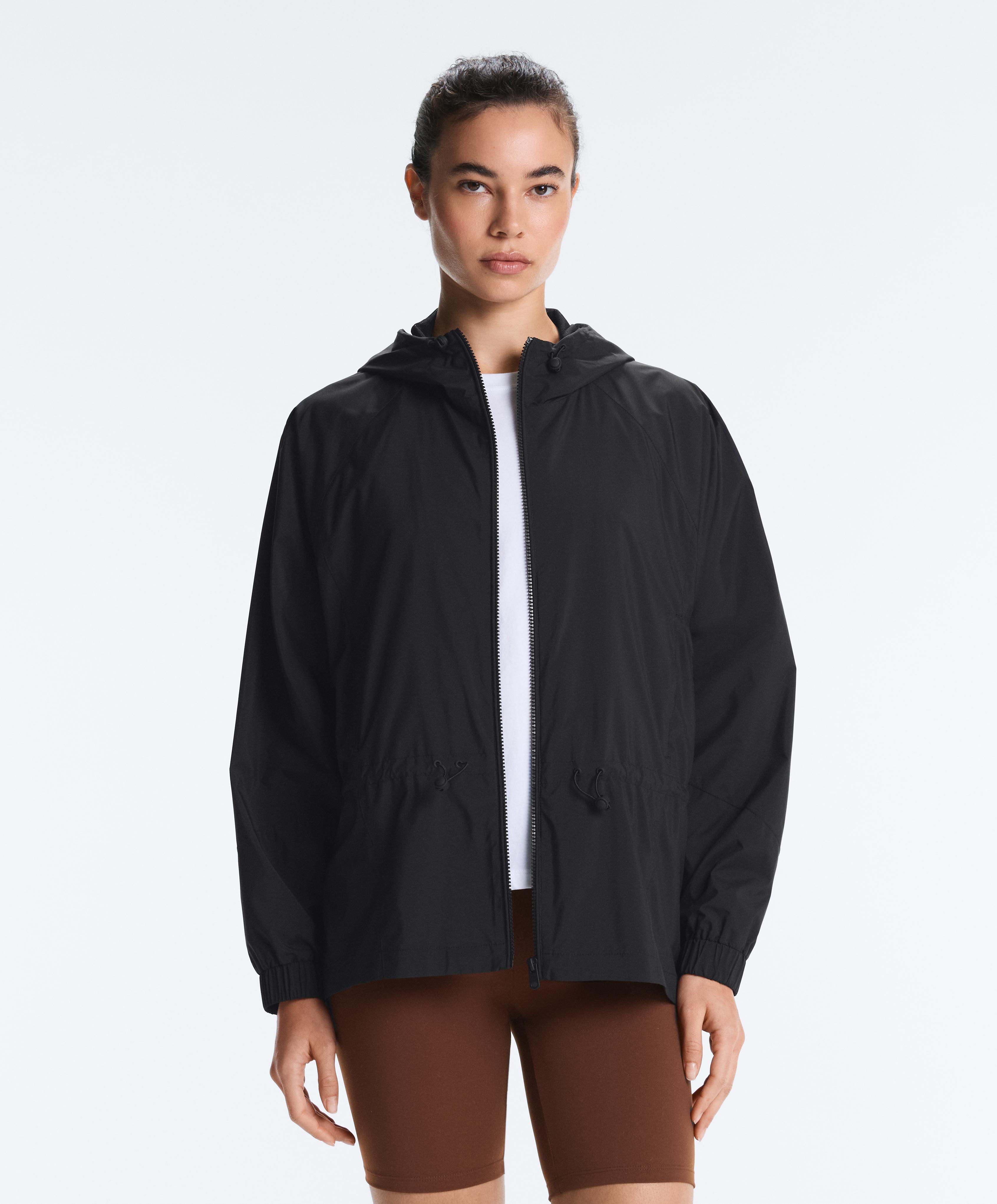 Water-repellent jacket — BLACK
