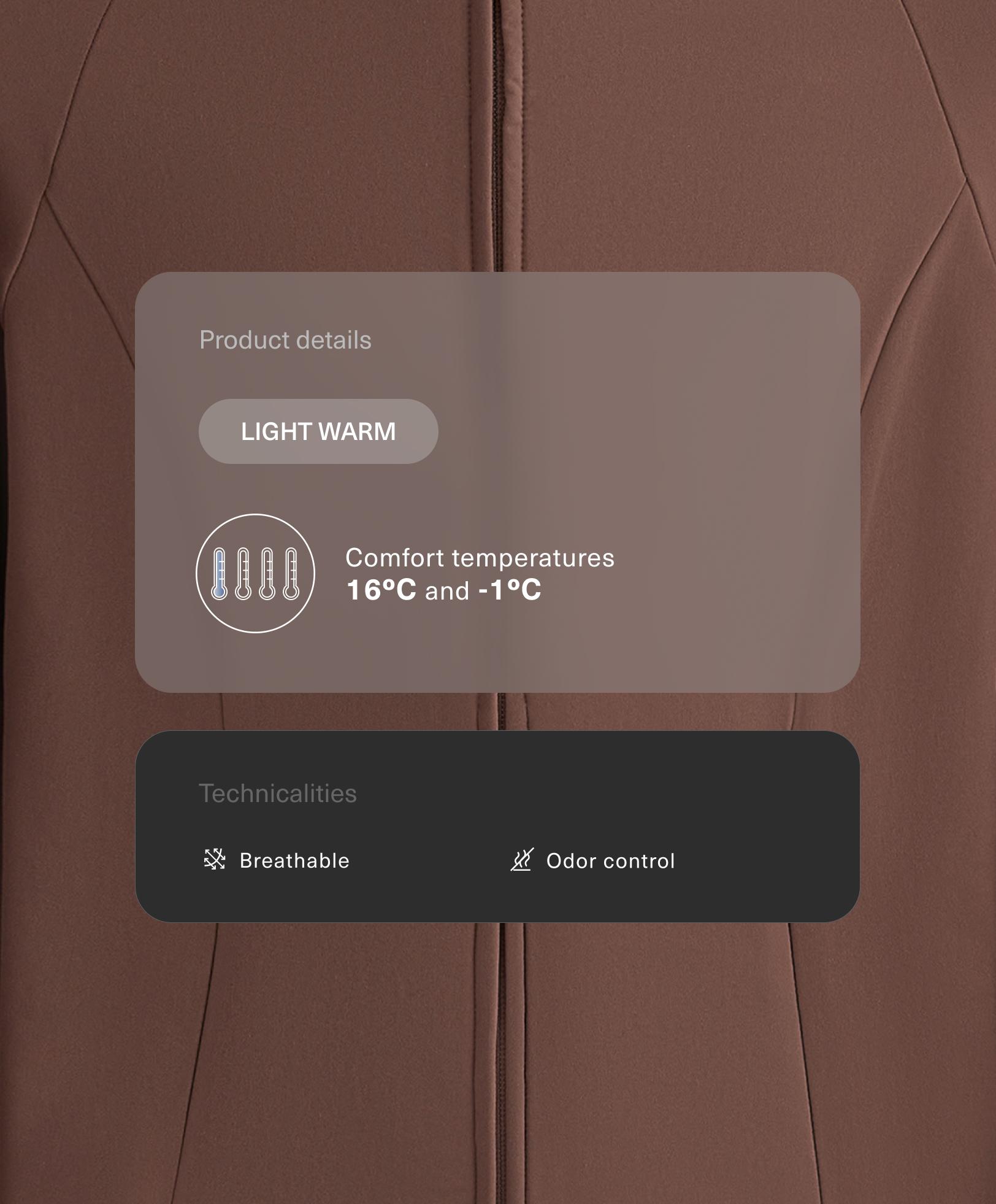 Lengva šilta techninė striukė