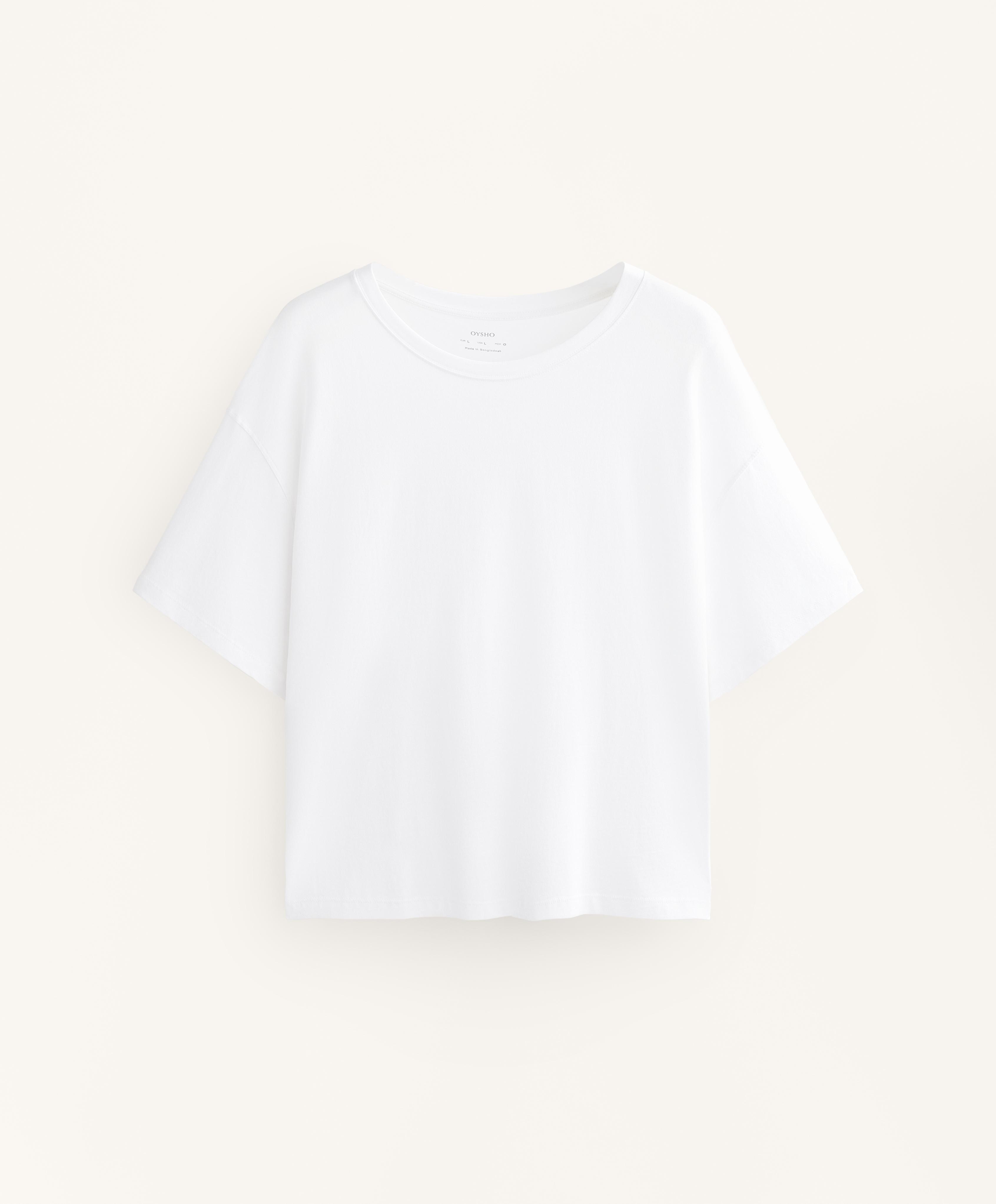 تيشيرت بأكمام قصيرة من مزيج القطن - تخفيضات