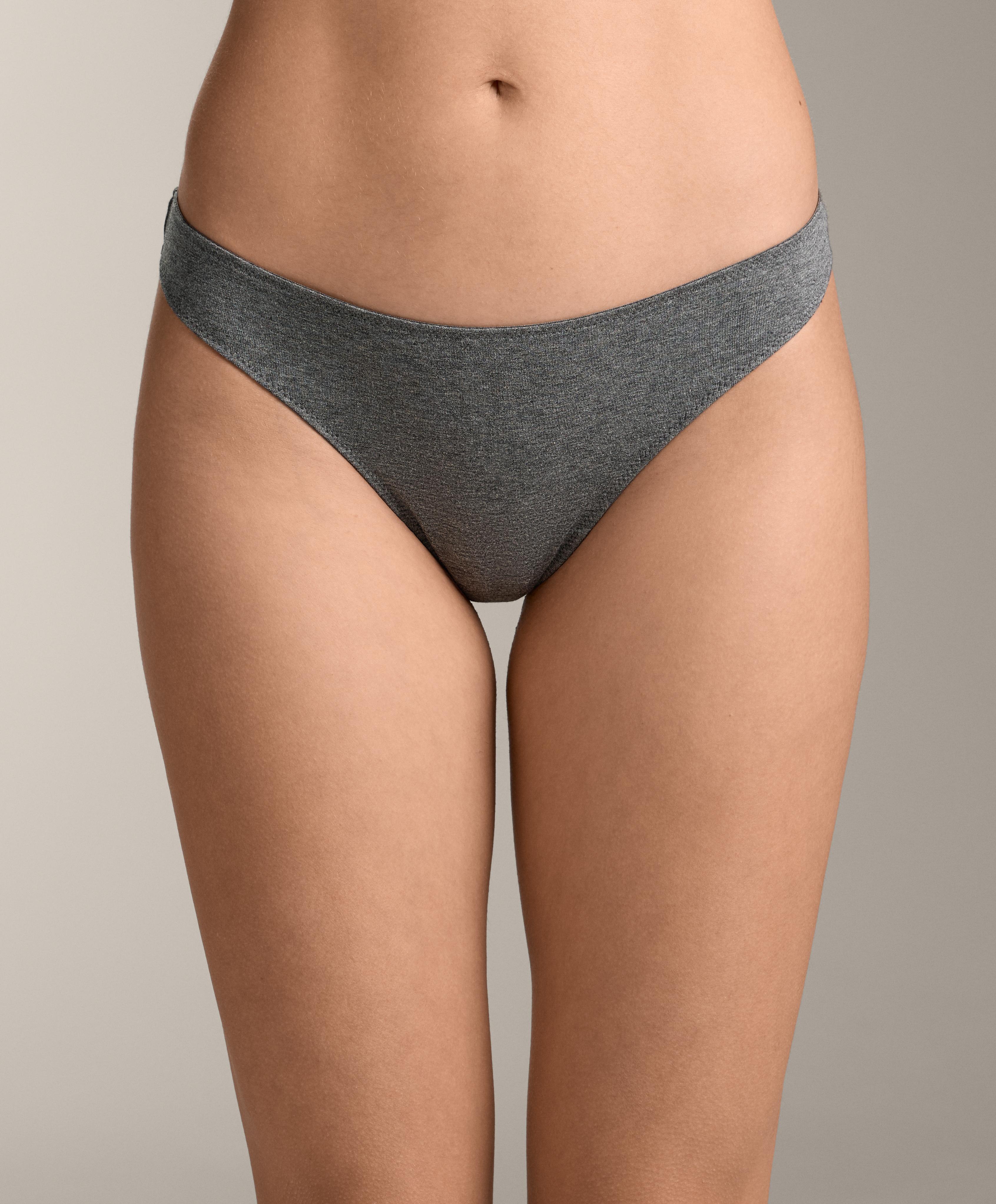 5 cotton blend Brazilian Rib and plain briefs