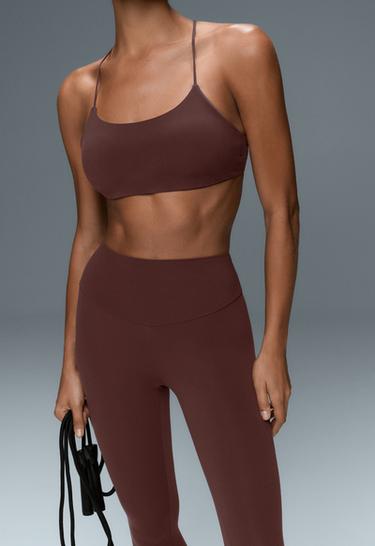 Ankle-length High rise Comfortlux leggings — CHOCOLATE 4