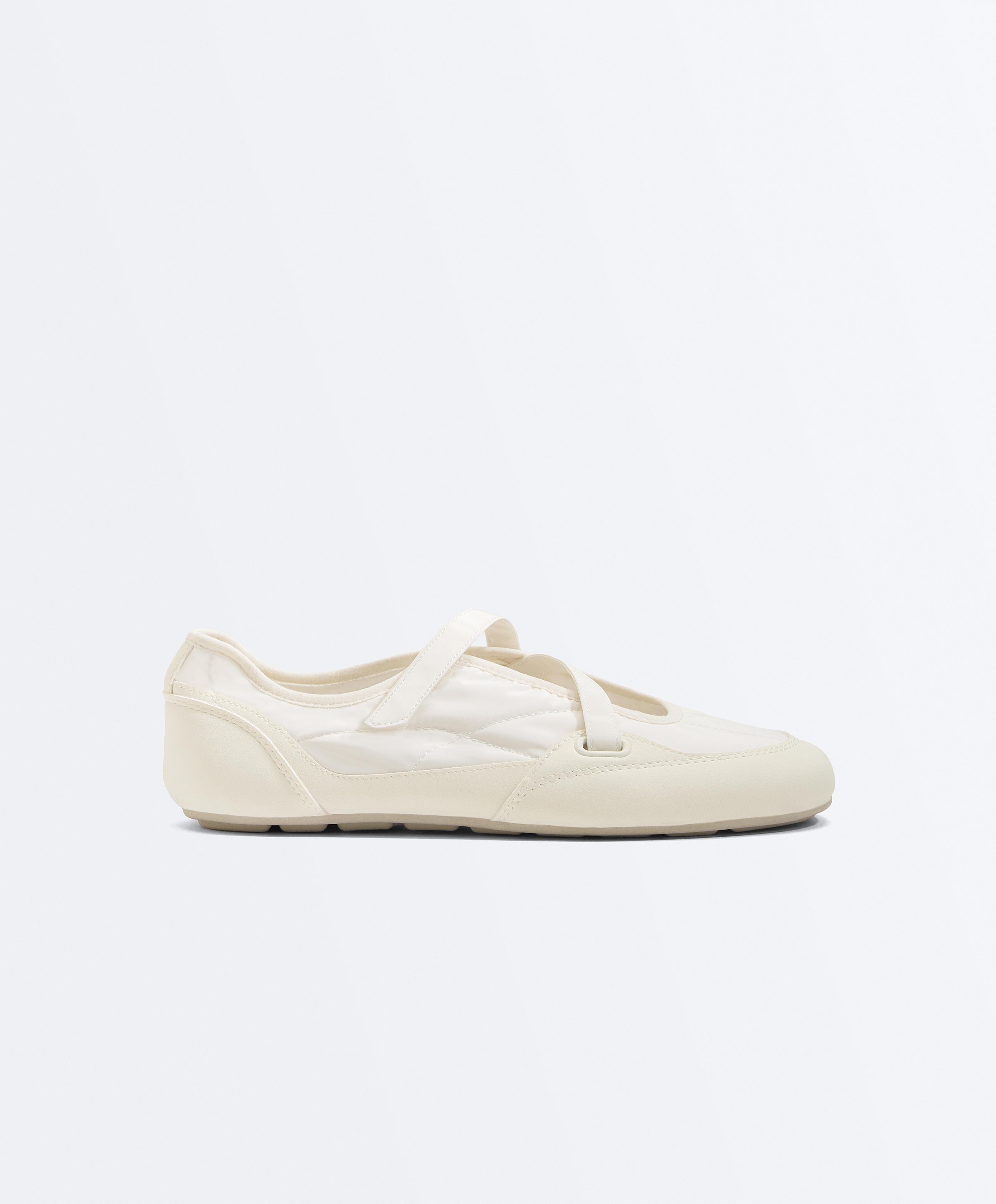 Nylon sport ballet flat