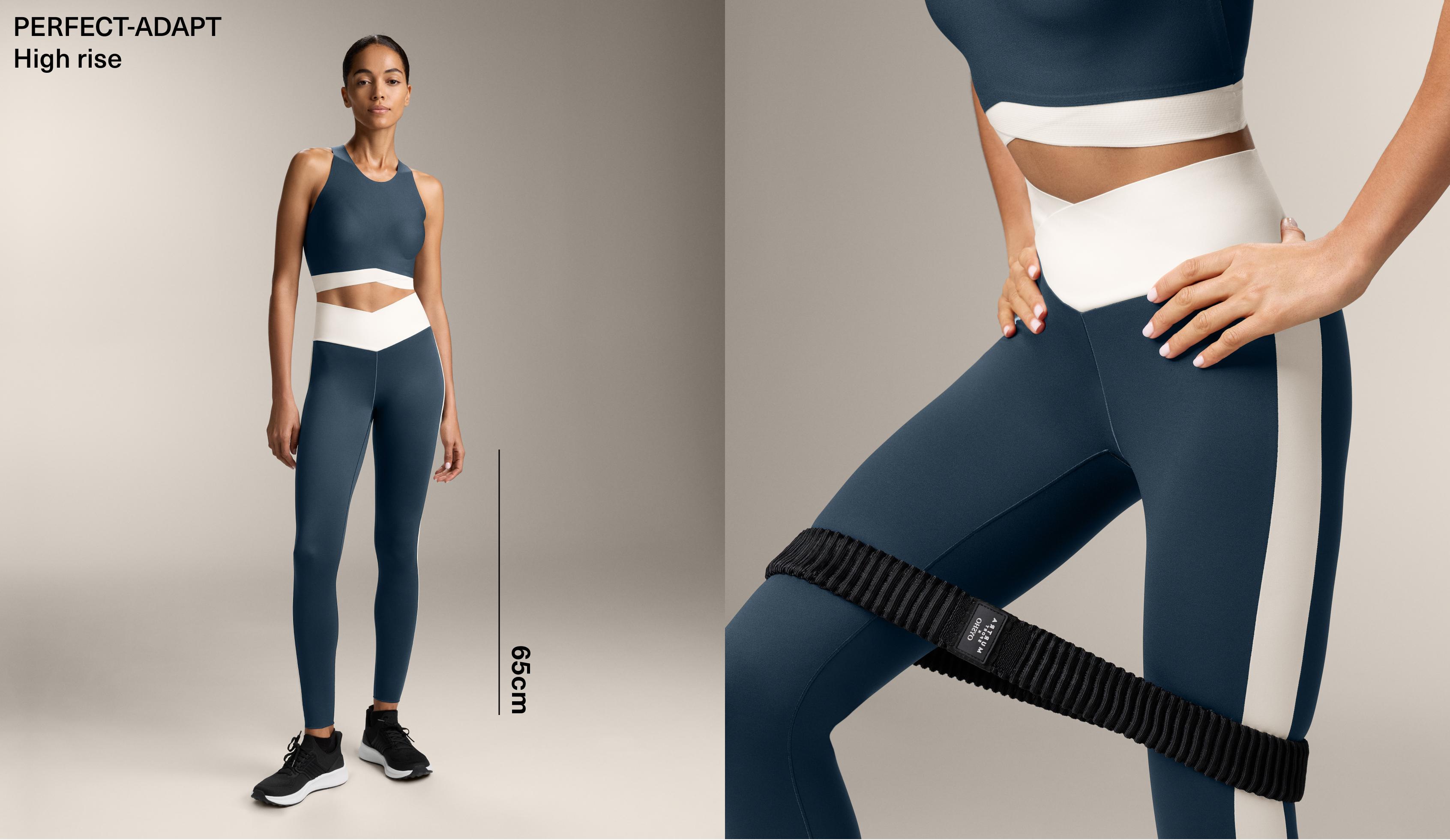 Perfect-adapt high-rise 65cm ankle-length leggings with V-waist - Sale