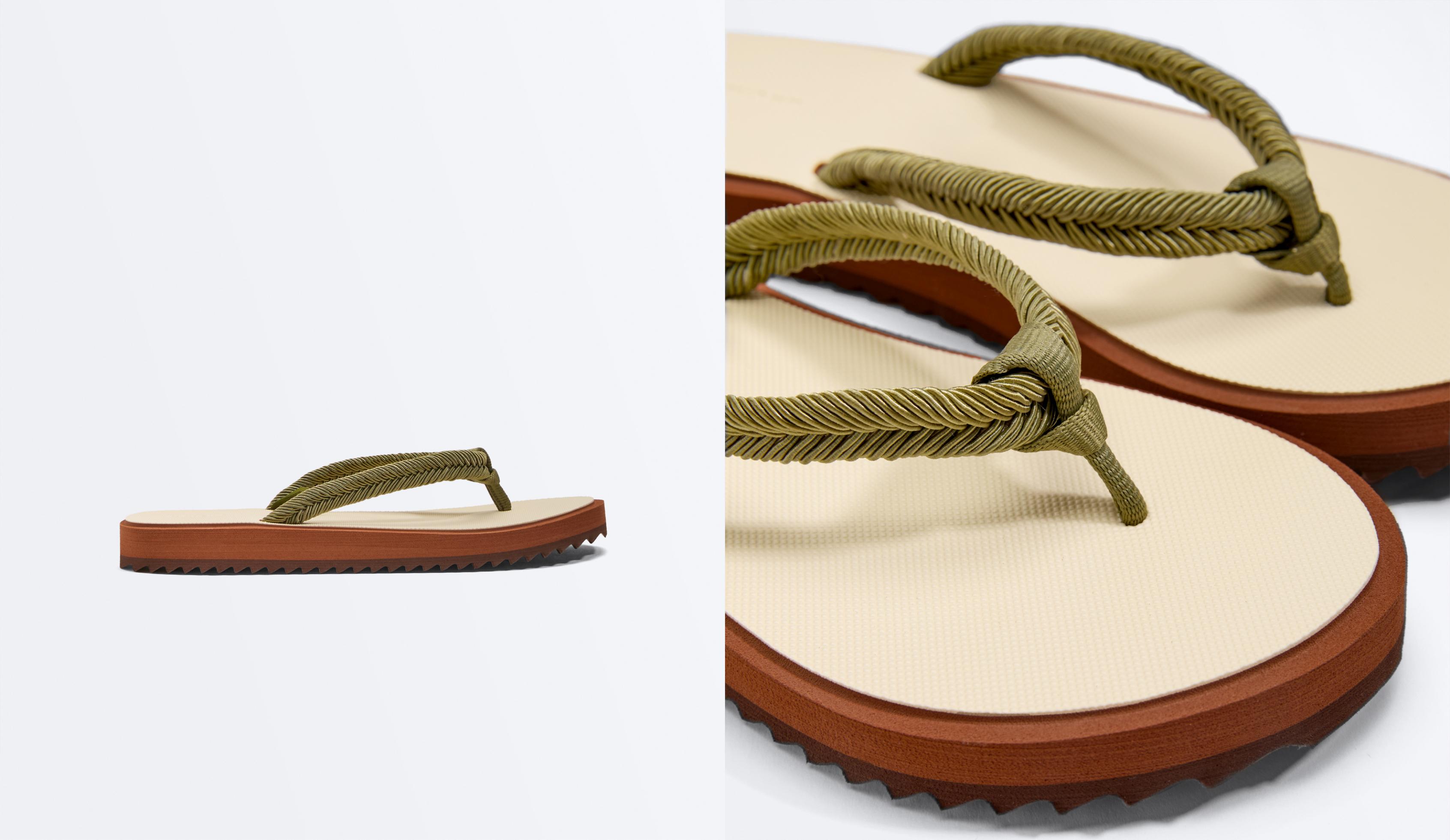 Braided rope beachwear sandal Braided rope beachwear sandal