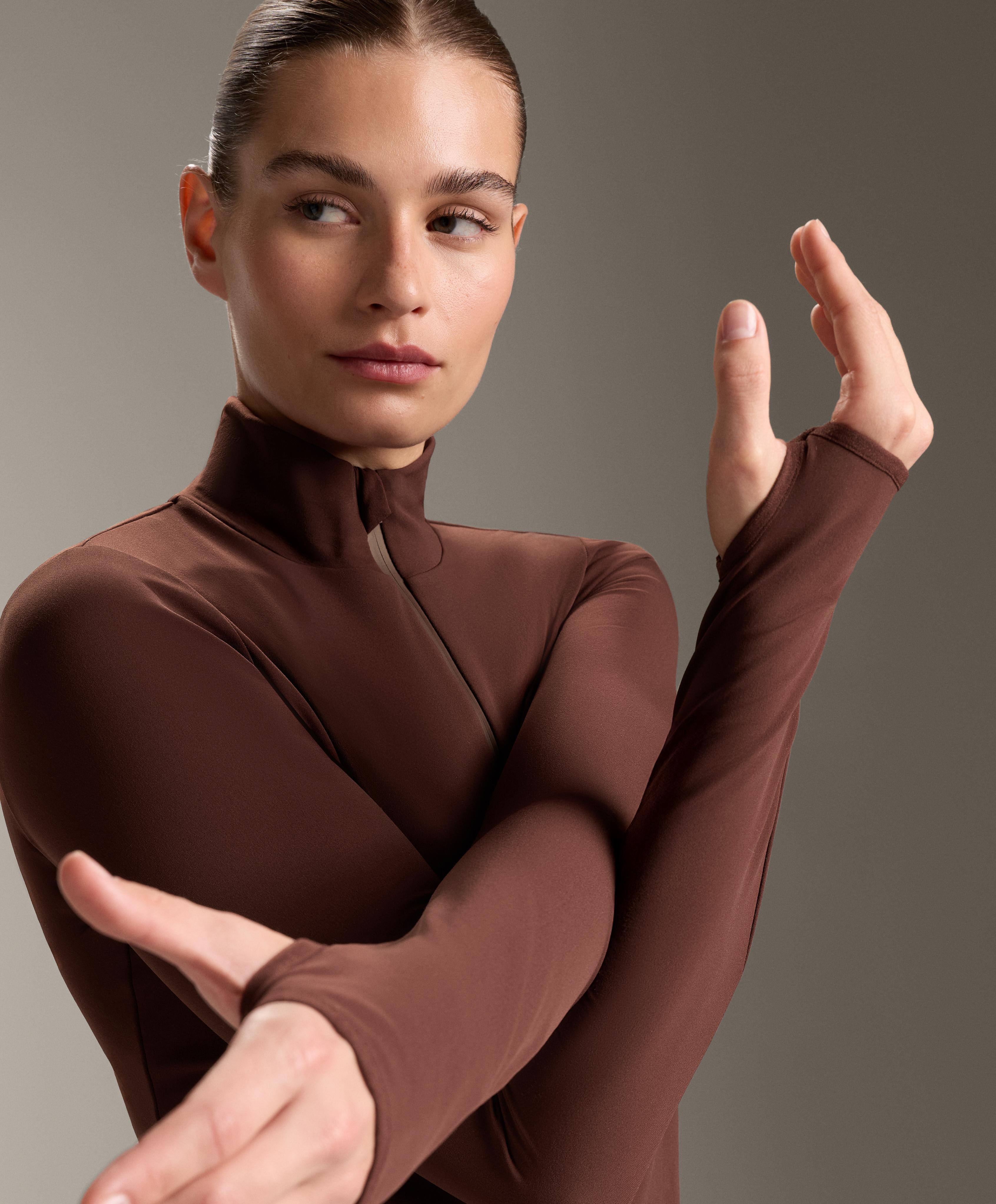 Thermal base layer half-zip top