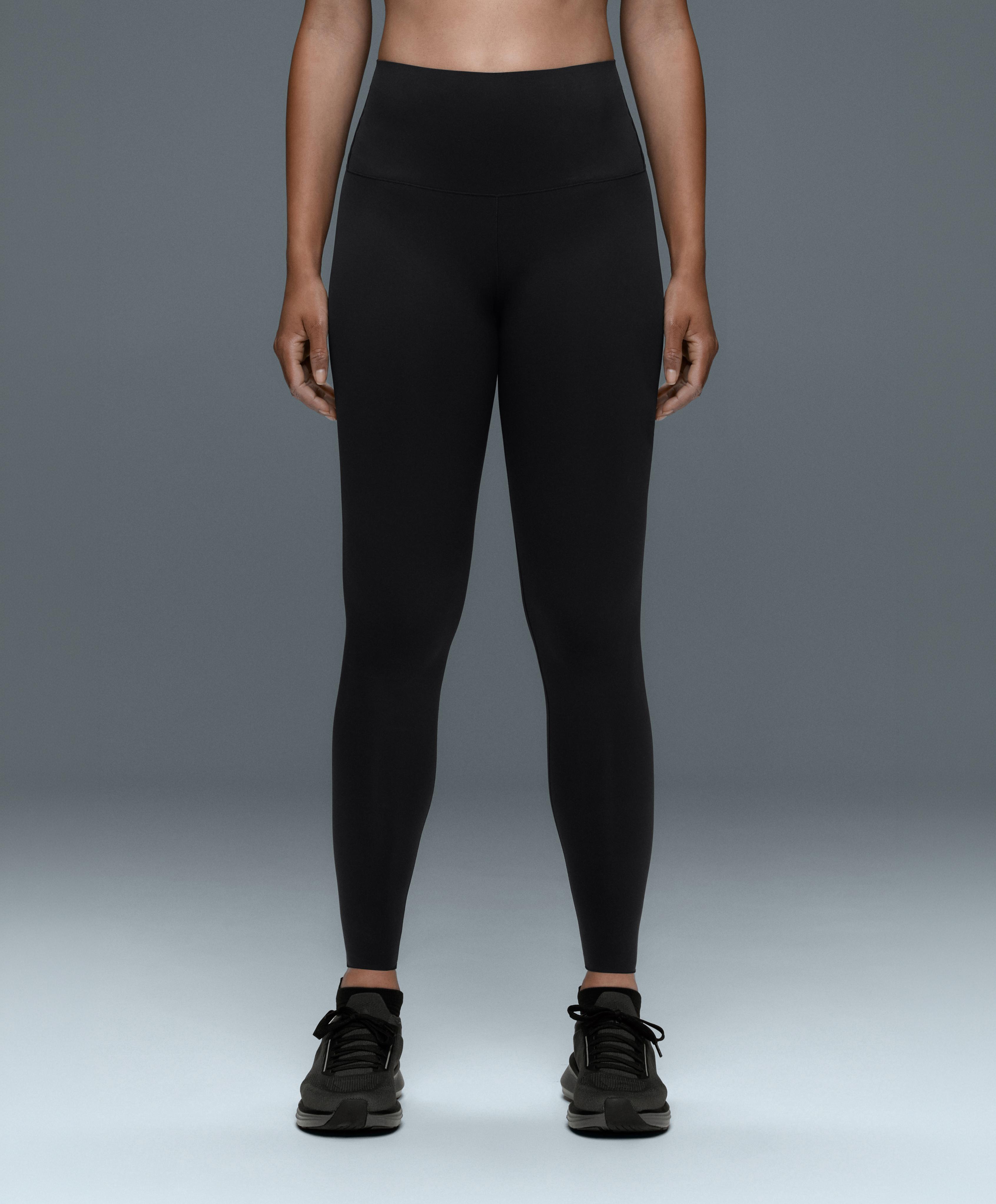 Perfect-adapt high-rise ankle-length leggings — BLACK