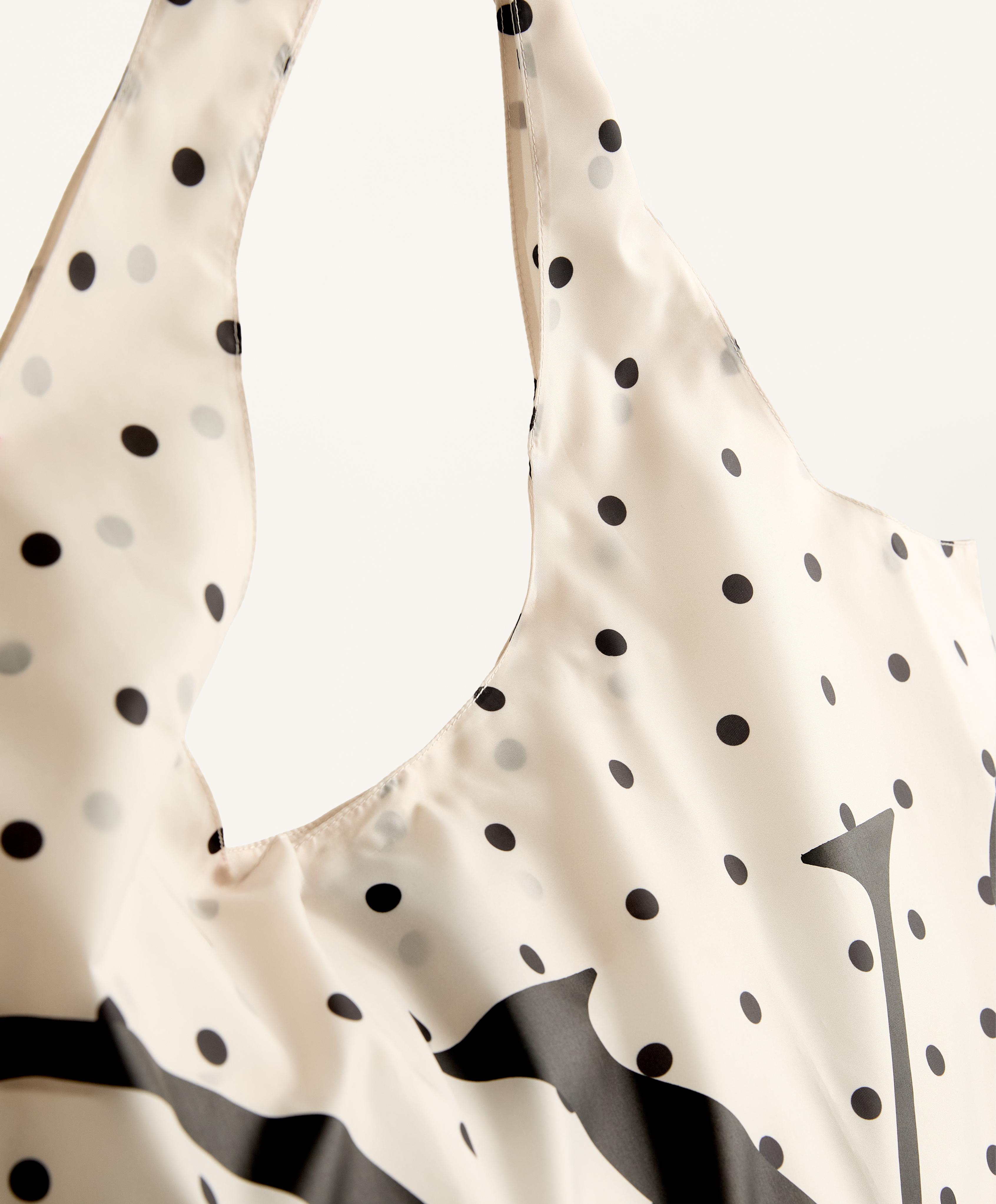 Packable OYSHO bag — ECRU
