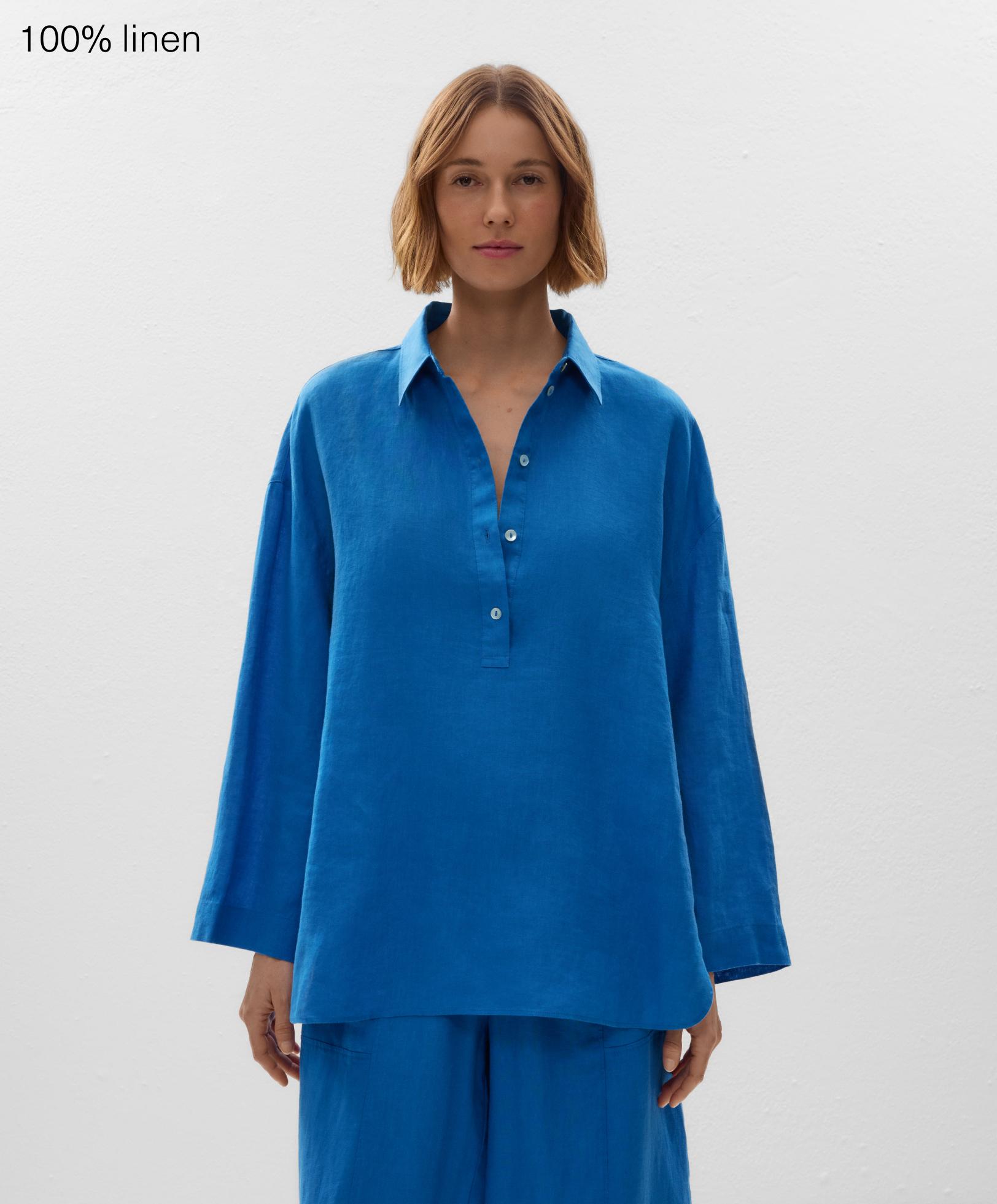 Chemise oversize 100% lin