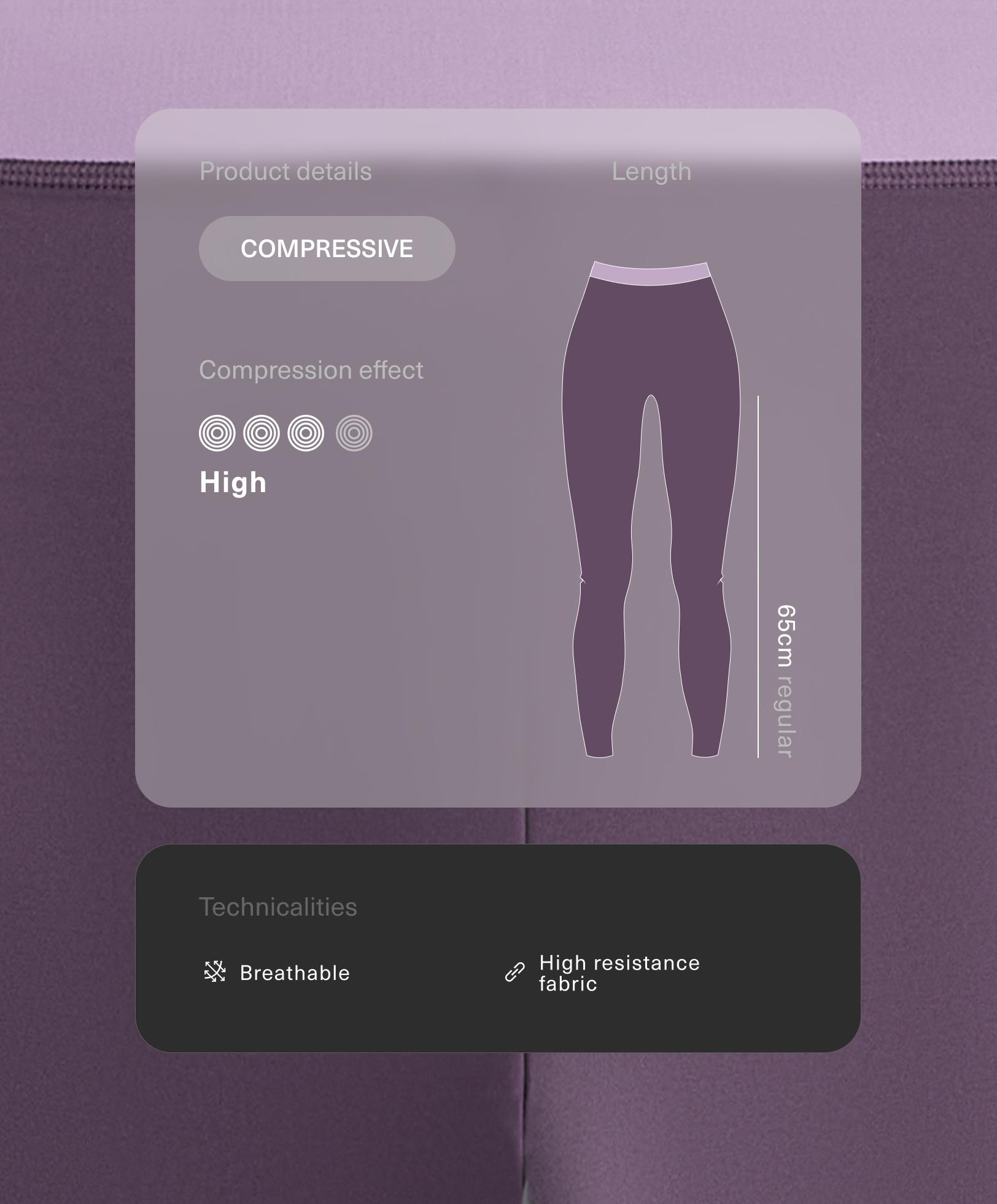 Κολάν αστραγάλου high rise Compressive 70 cm