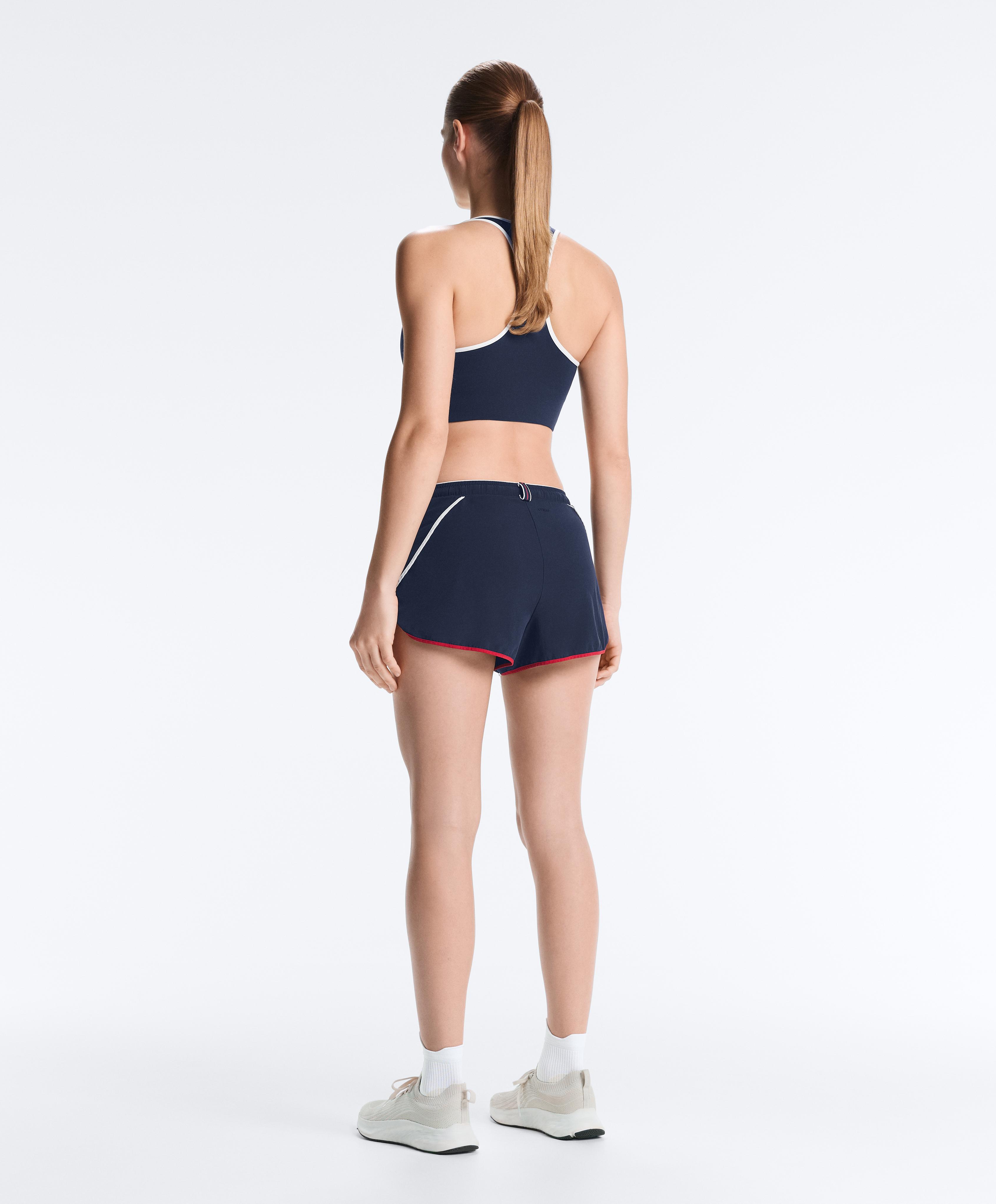Elasticated Shorts — NAVY BLUE