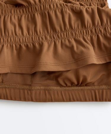 Comfortlux smock sleeveless T-shirt — TOFFEE 9