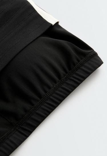 Contrast-piped comfortlux tank top — BLACK 9