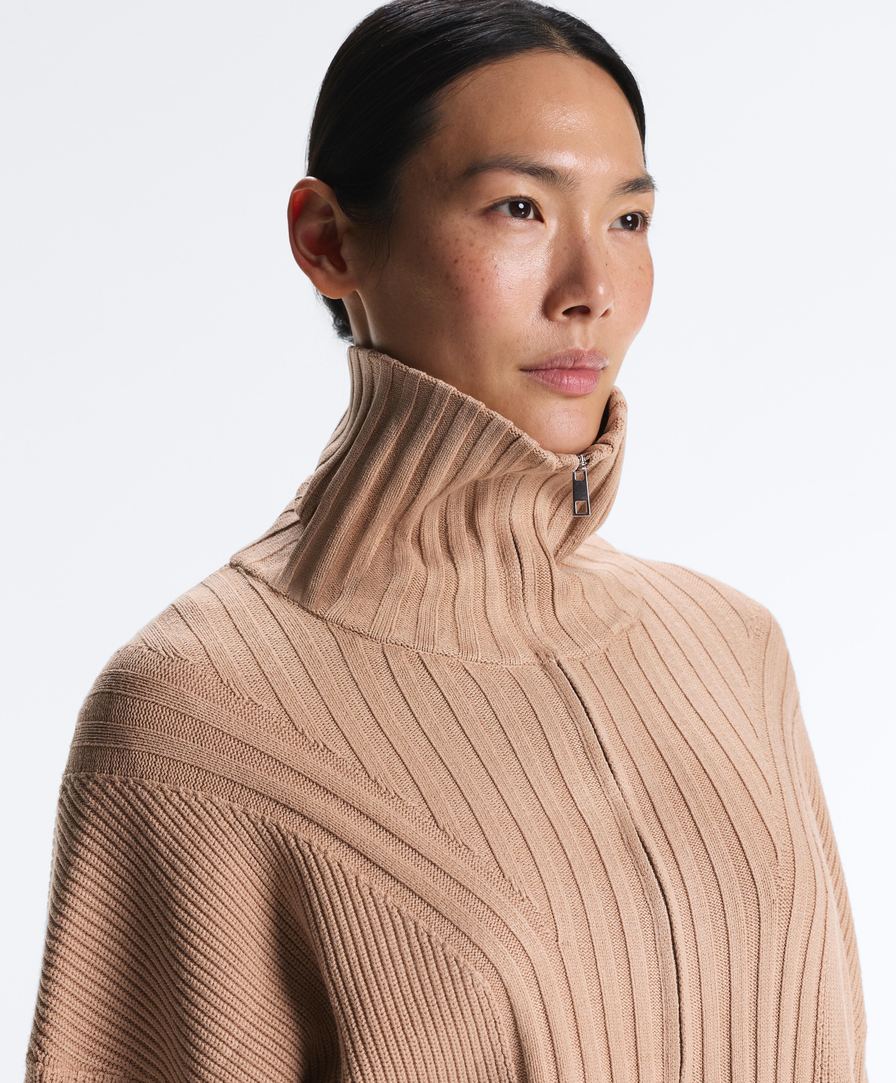 Ribbed knit jacket — PRALINE