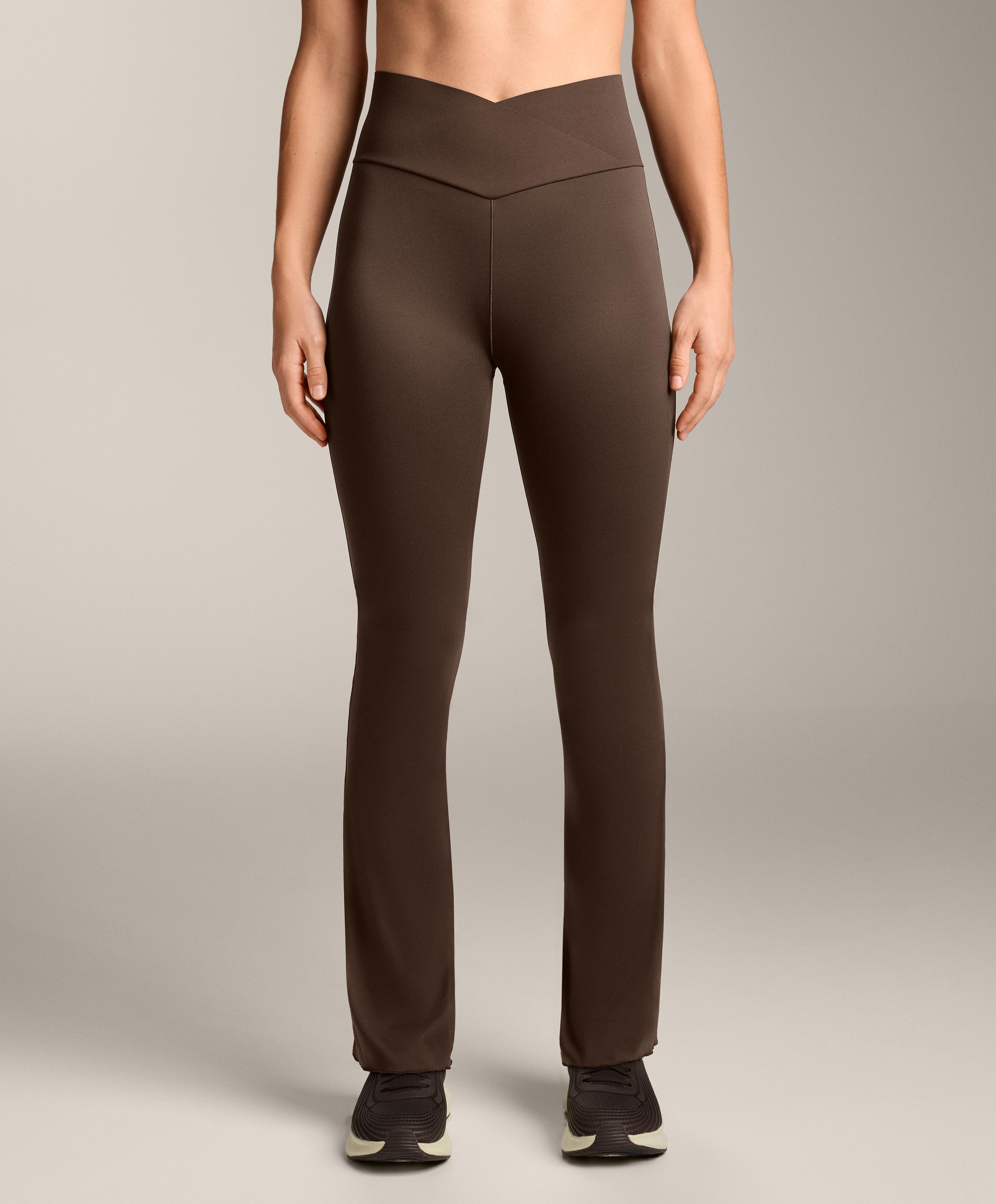 Pantalon flare Perfect-adapt taille en V croisée
