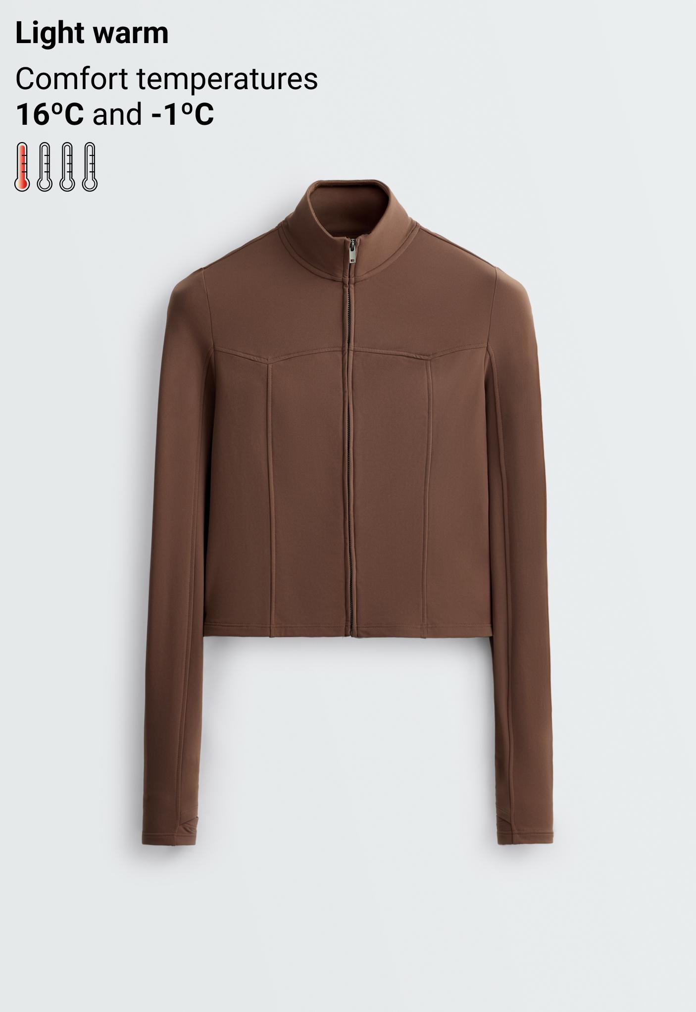Light warm boxy technical jacket — COCOA