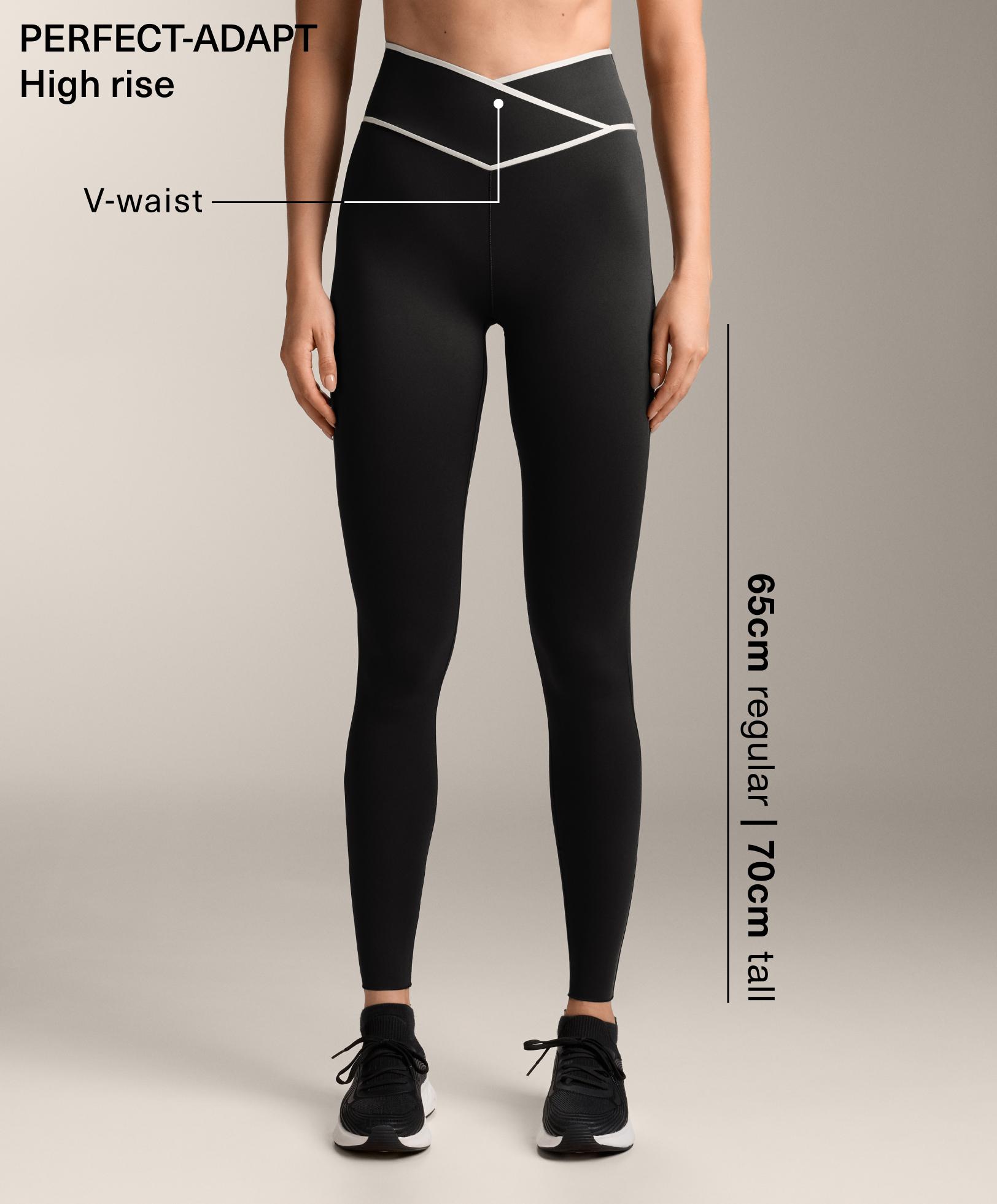 لغينغ للكاحل تكيف مثالي بخصر بشكل مثلث متداخل