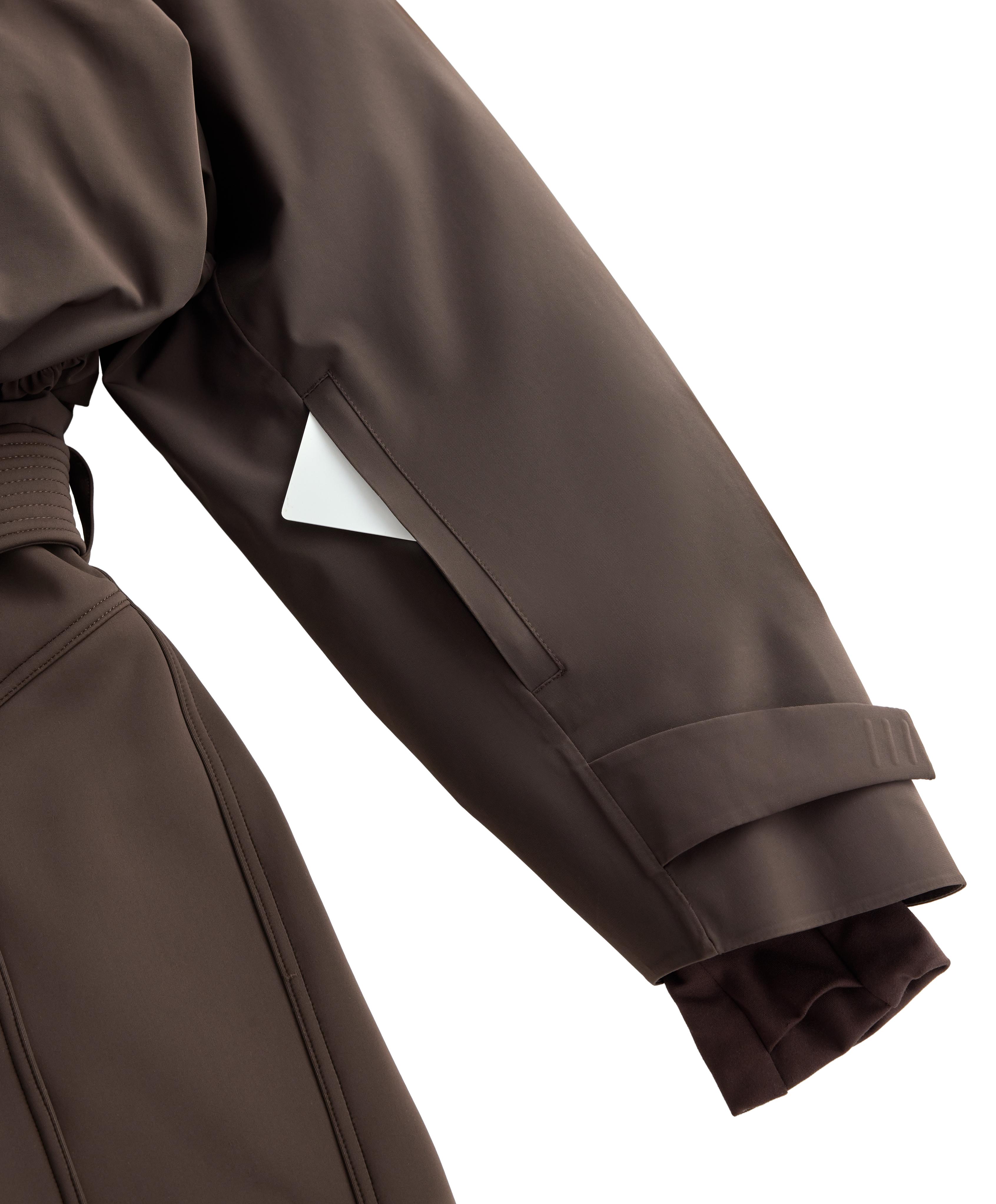 Primaloft® SKI water-resistant performance jumpsuit — DARK BROWN