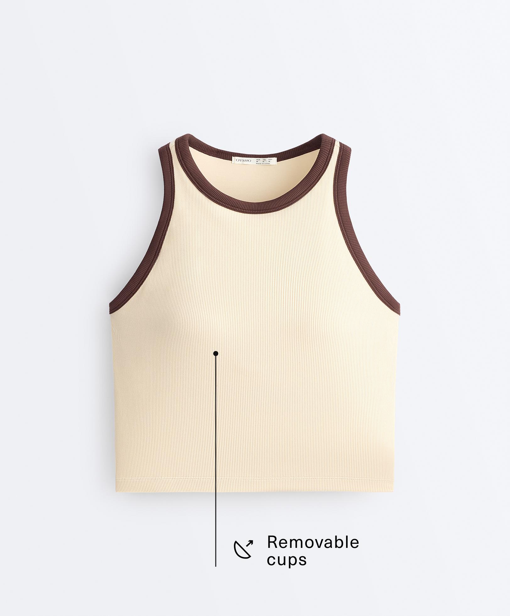 Rib modal blend long tank top