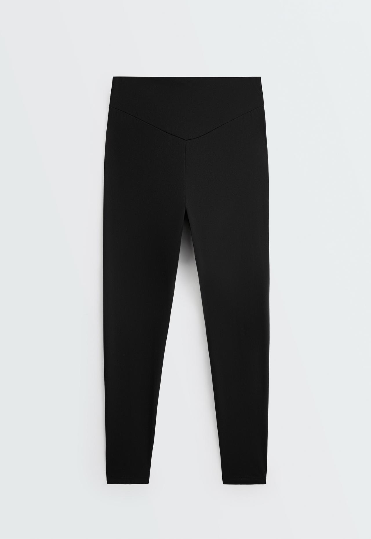 Ankle-length High rise Comfortlux leggings — BLACK