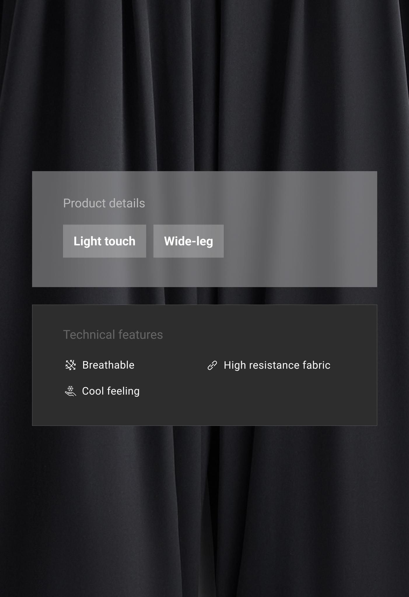 Light Touch pleated wide-leg trousers Light Touch pleated wide-leg trousers
