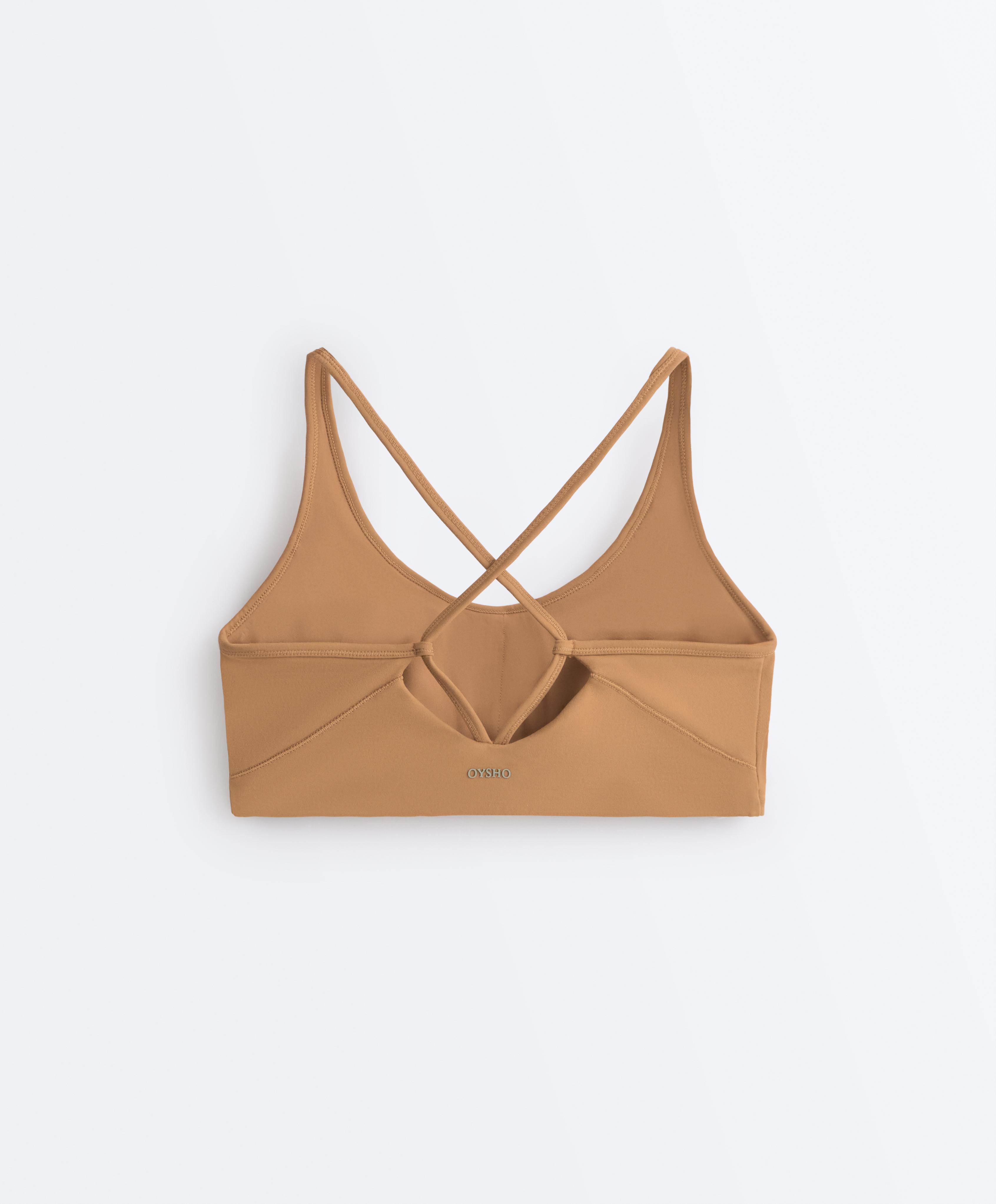 Evermove medium-support sports bra — PRALINE