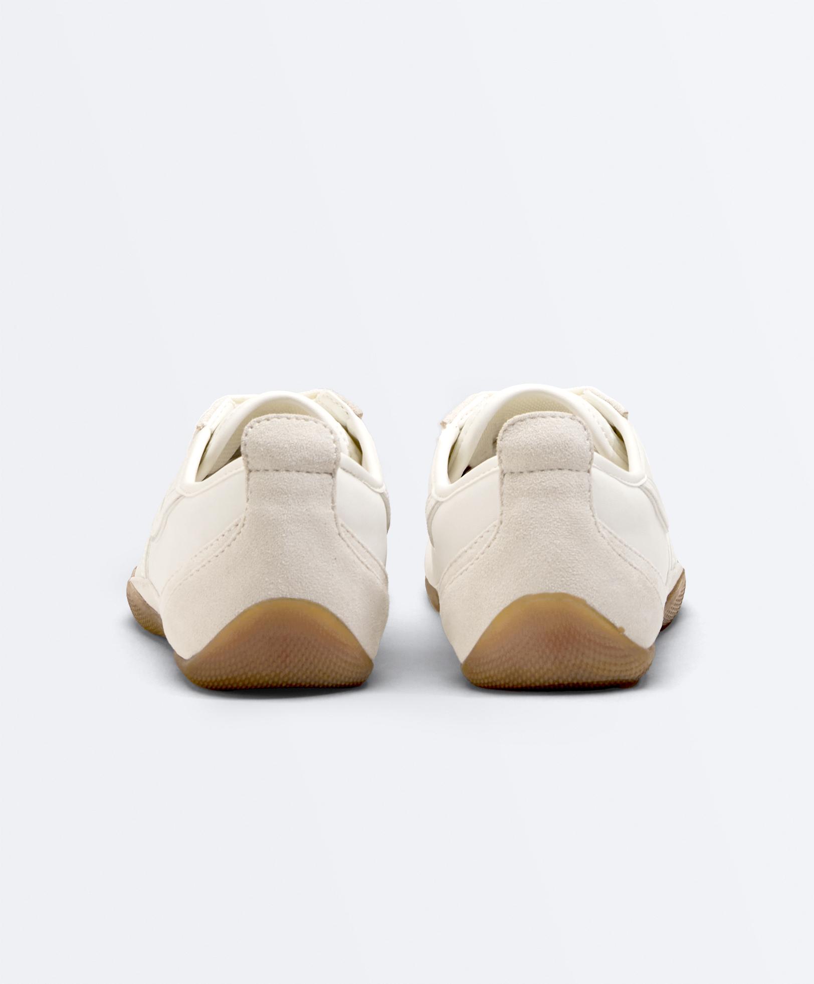 Soft nylon trainers — WHITE
