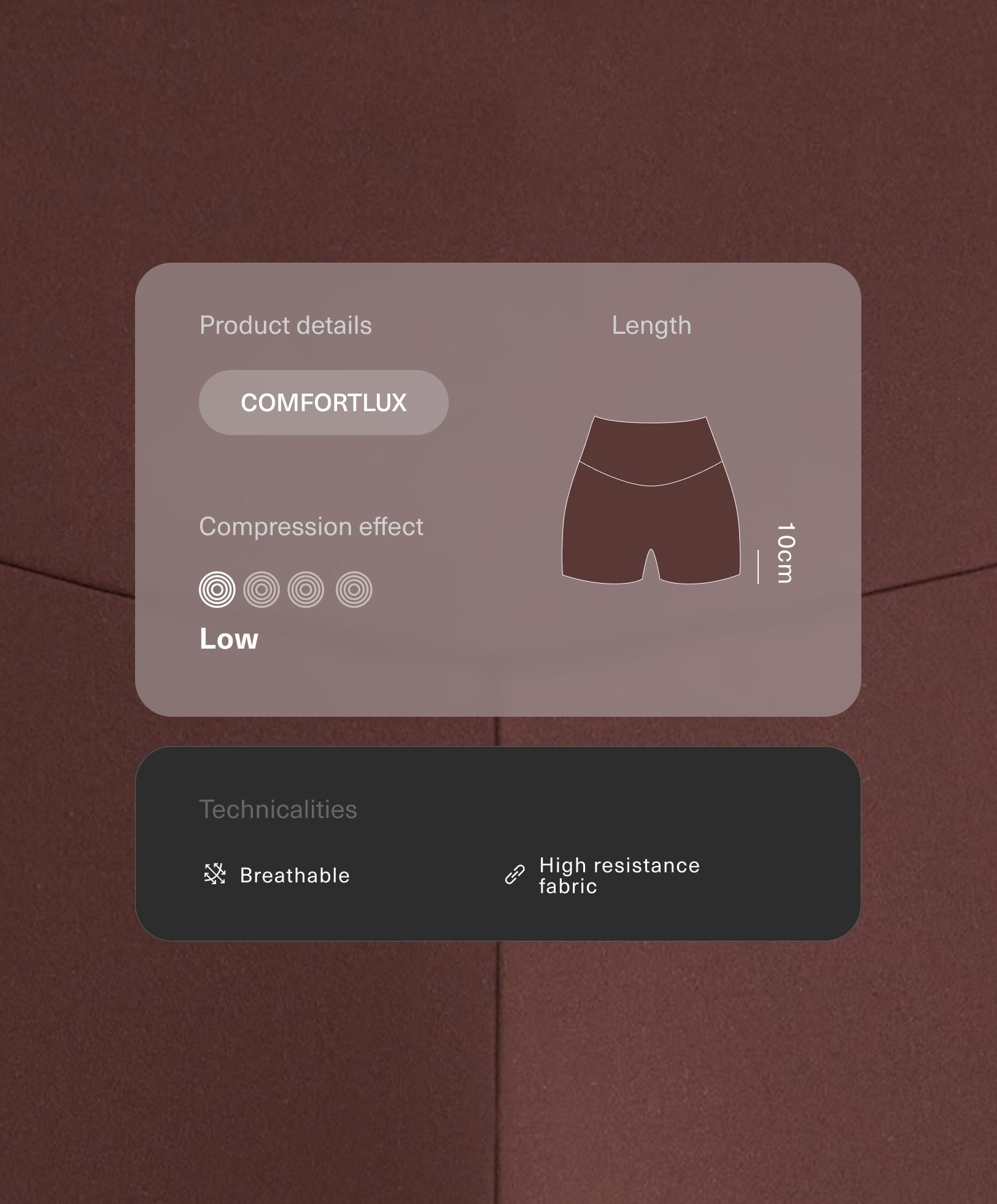 هوت بانت Comfortlux بخصر عالٍ 10 سم