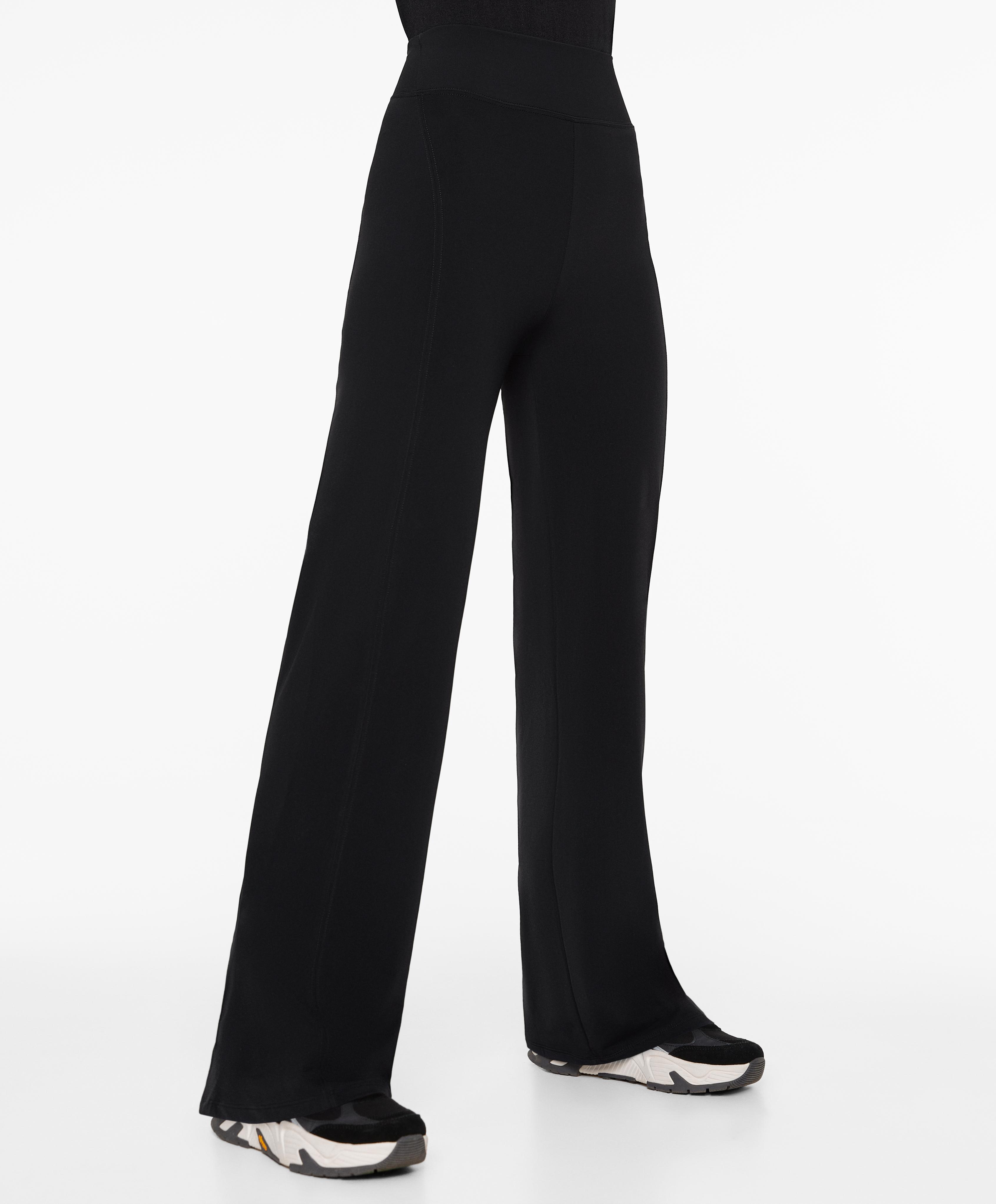 Light warm super-high-rise straight-cut trousers - Розпродаж