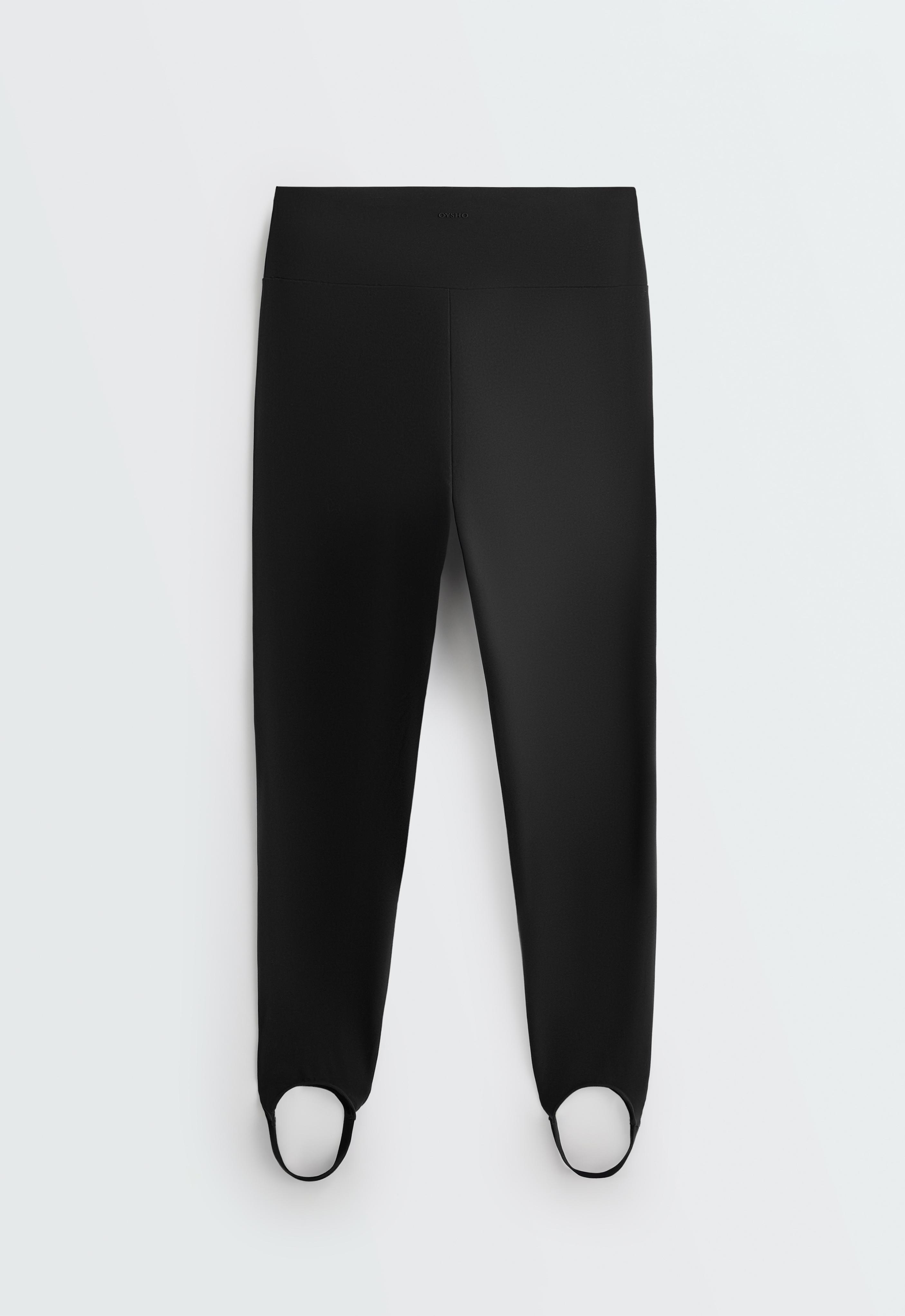 Comfortlux super-high-rise fuseau ankle-length leggings — BLACK