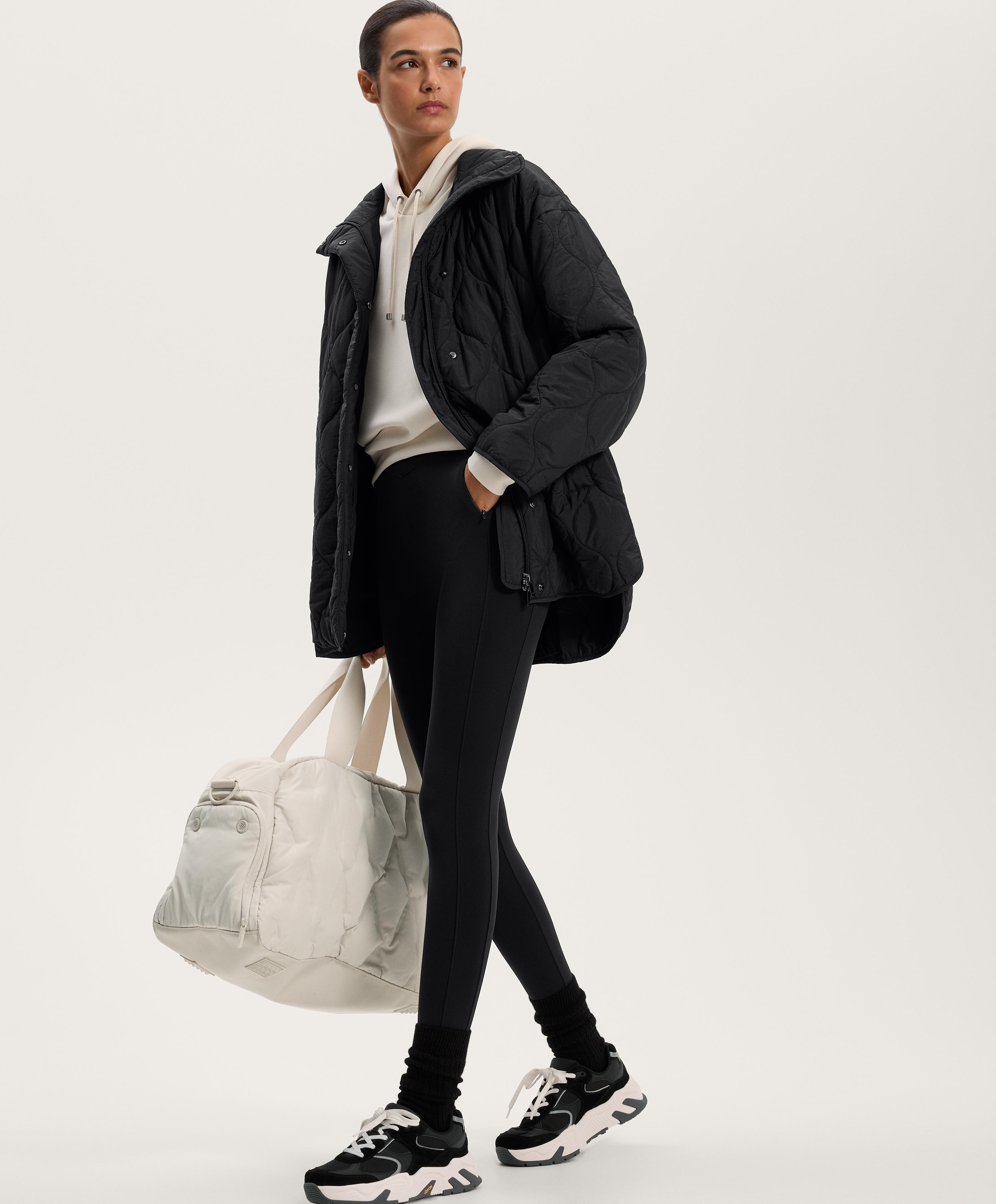 Warm high-rise ankle-length leggings with pockets 70 cm Warm high-rise ankle-length leggings with pockets 70 cm