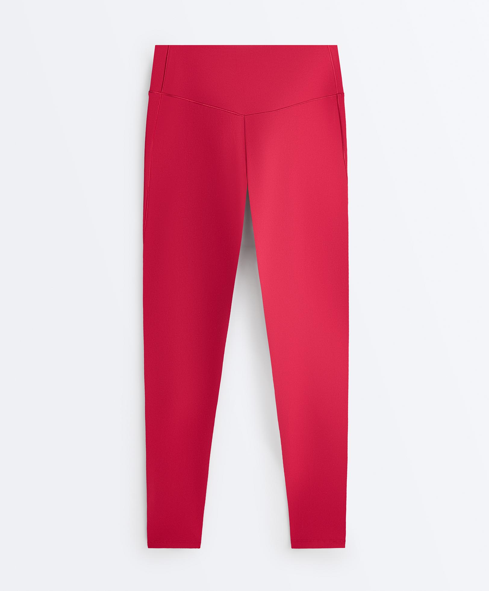 Evermove high-rise ankle-length leggings — RED