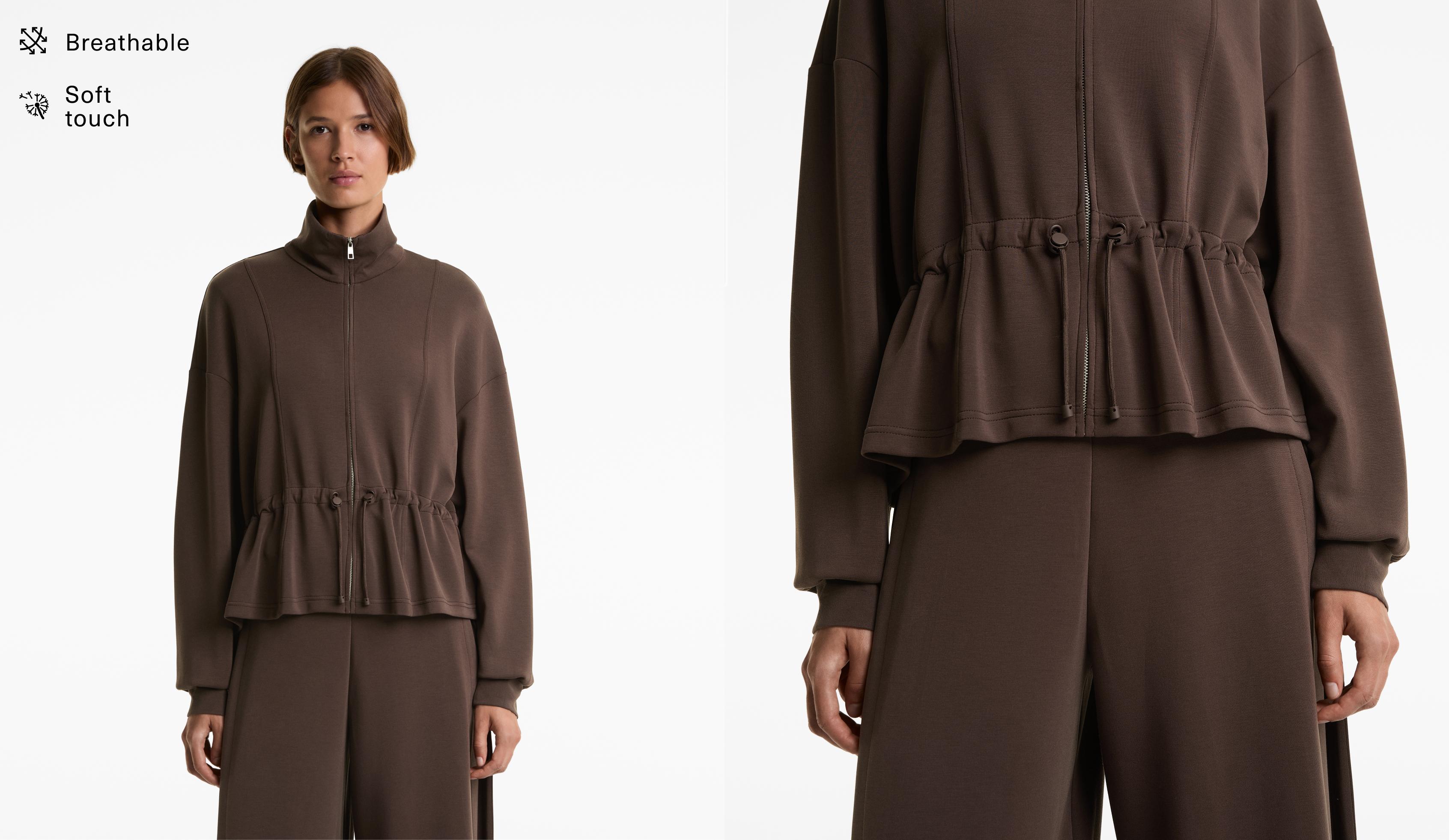 Veste contenant du modal au toucher doux