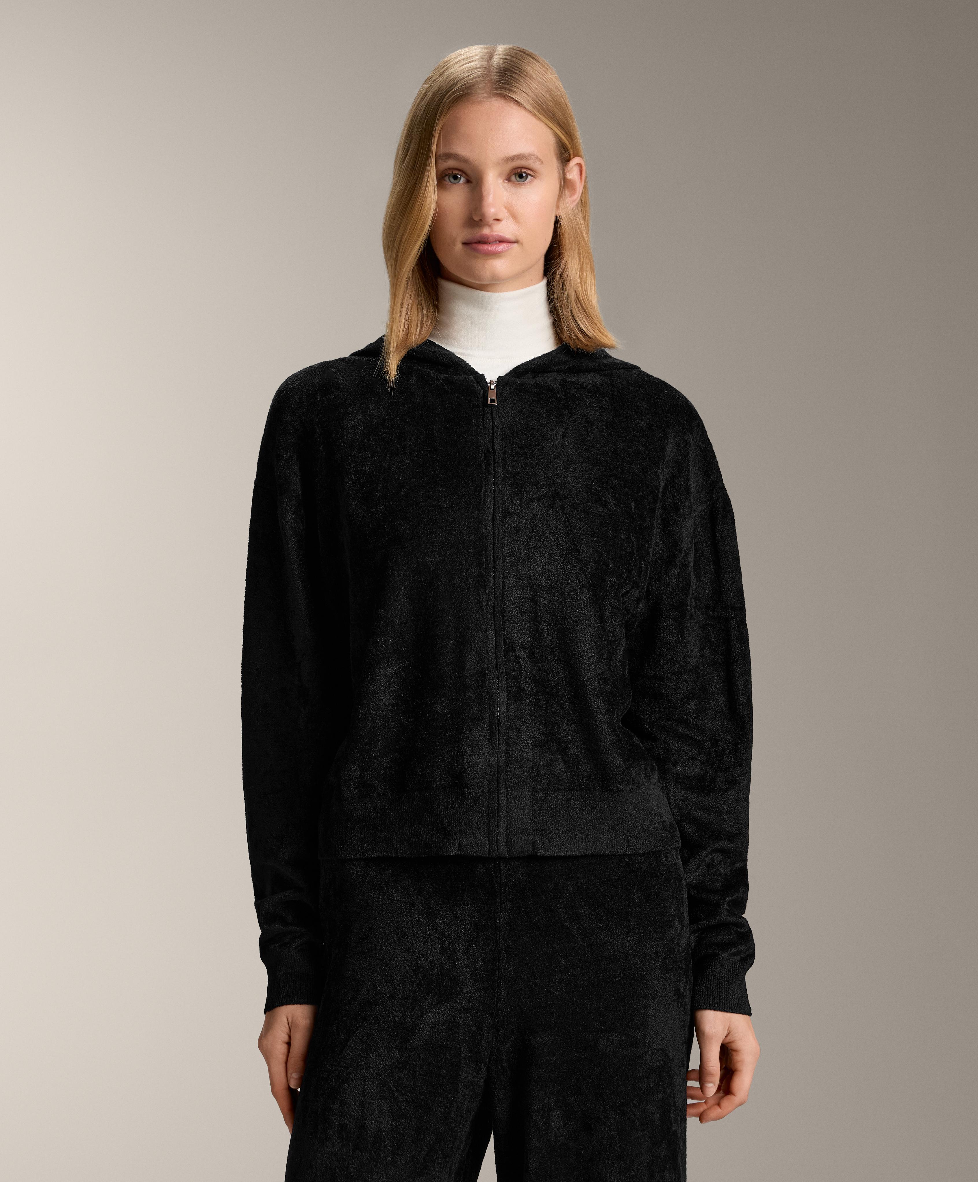 Veste à capuche en chenille fine Veste à capuche en chenille fine