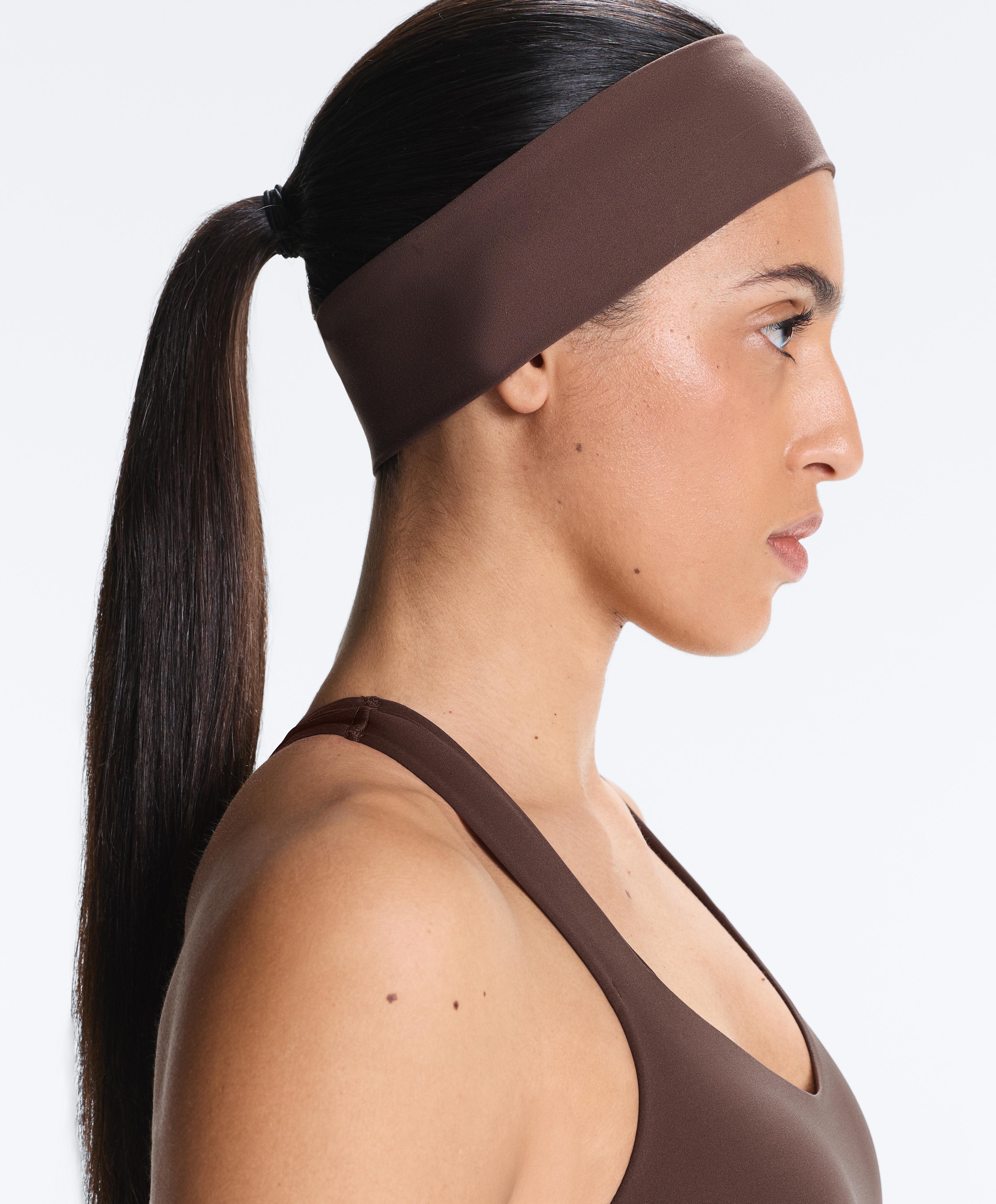 6cm sports headband — CHOCOLATE