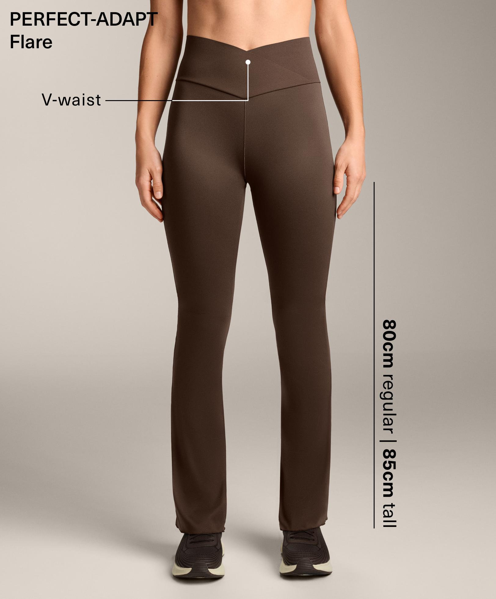 Perfect-adapt crossover V-waist flare trousers Perfect-adapt crossover V-waist flare trousers