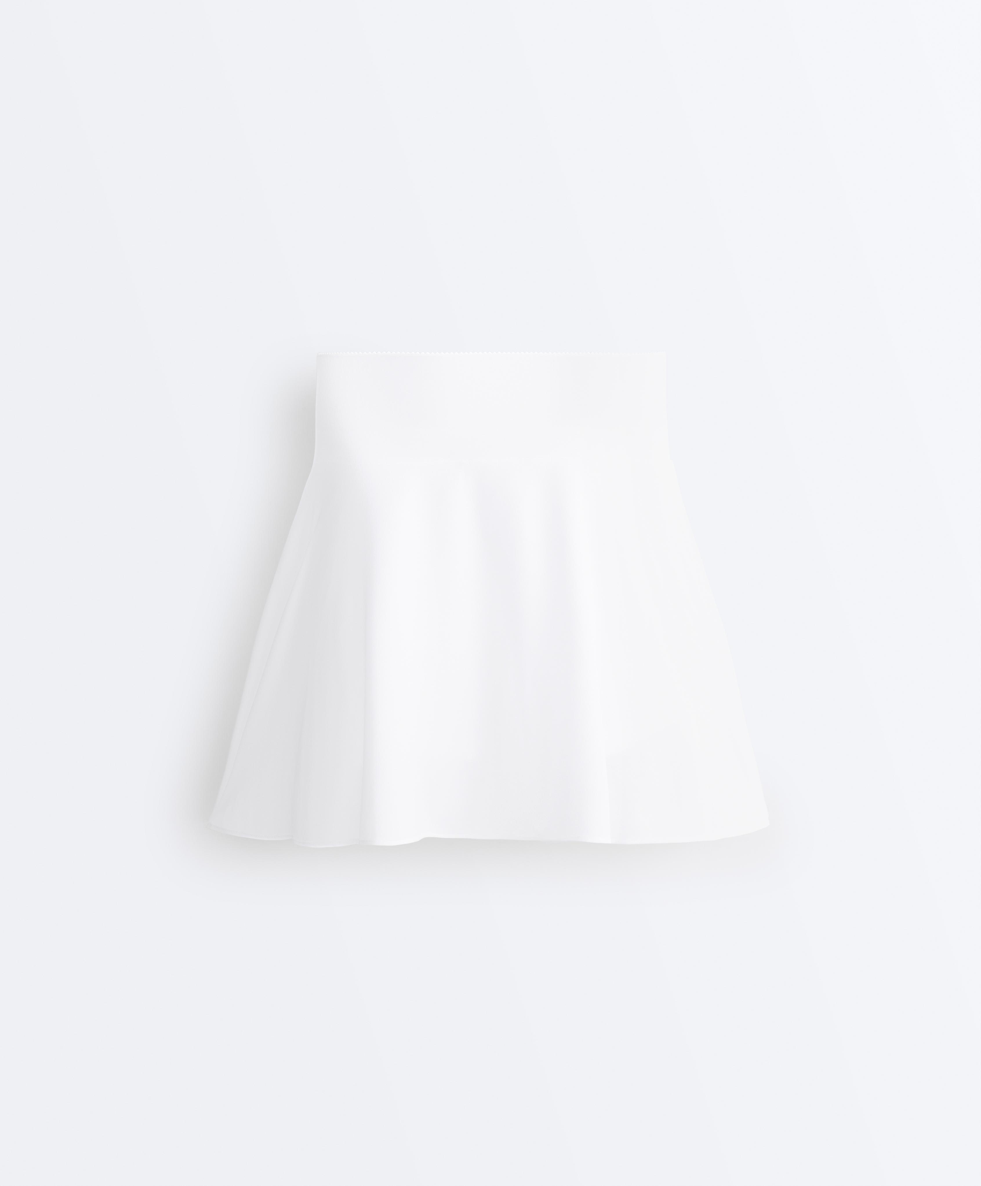 High rise Compressive skirt — WHITE 