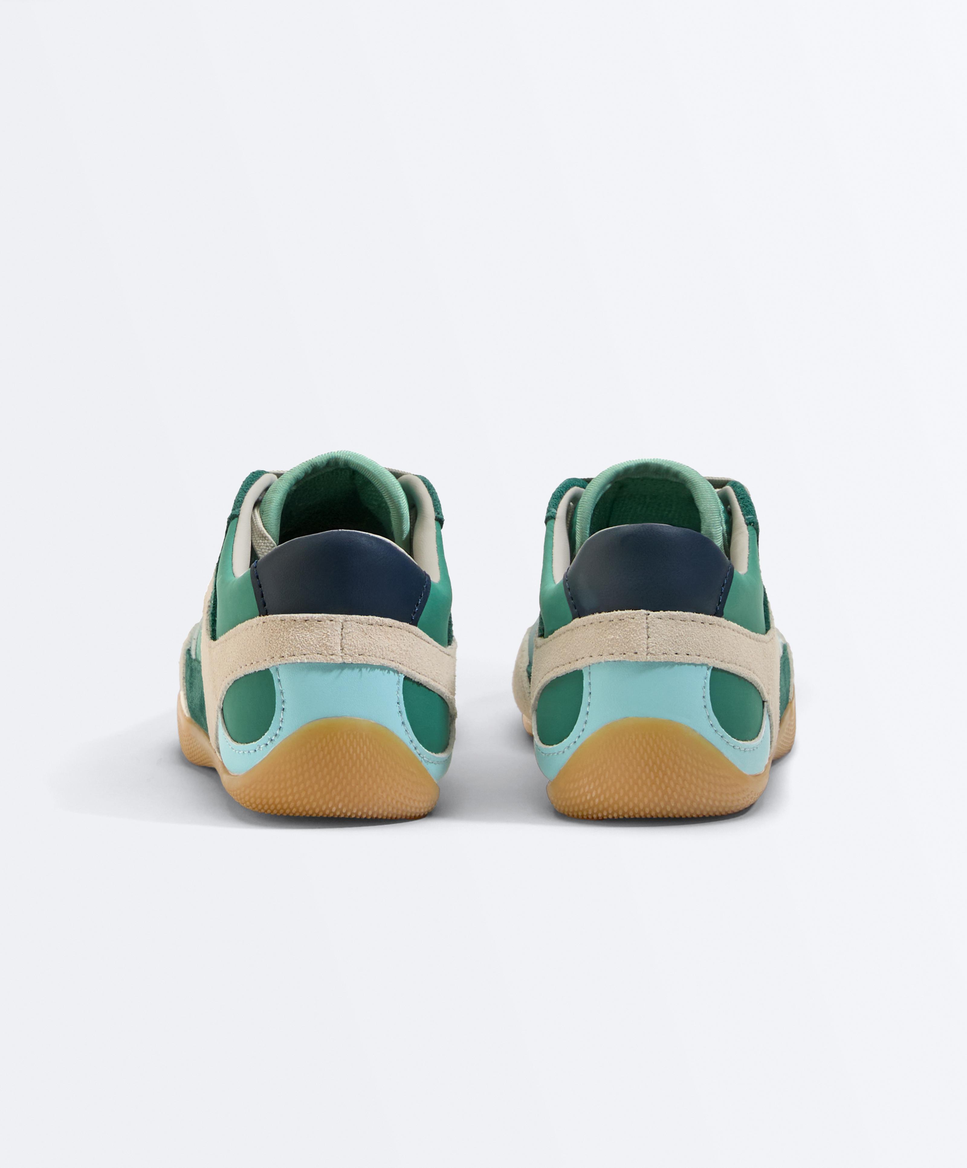 Retro-style trainers — GREEN