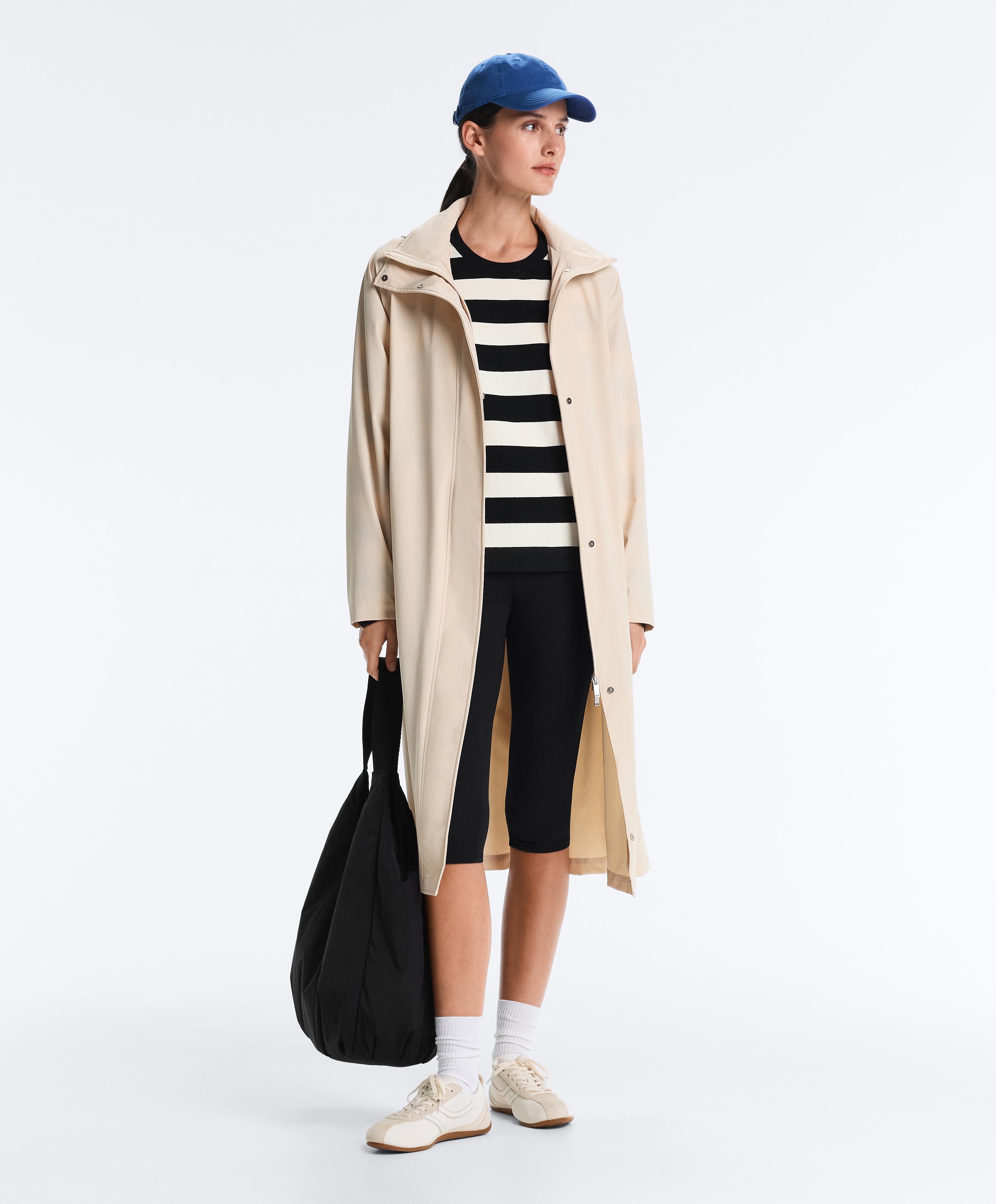 Striped knit jumper — PALE ECRU