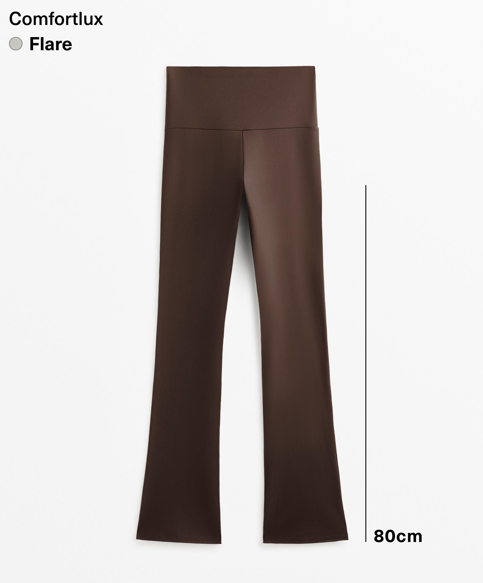 Pantalón flare comfortlux high rise