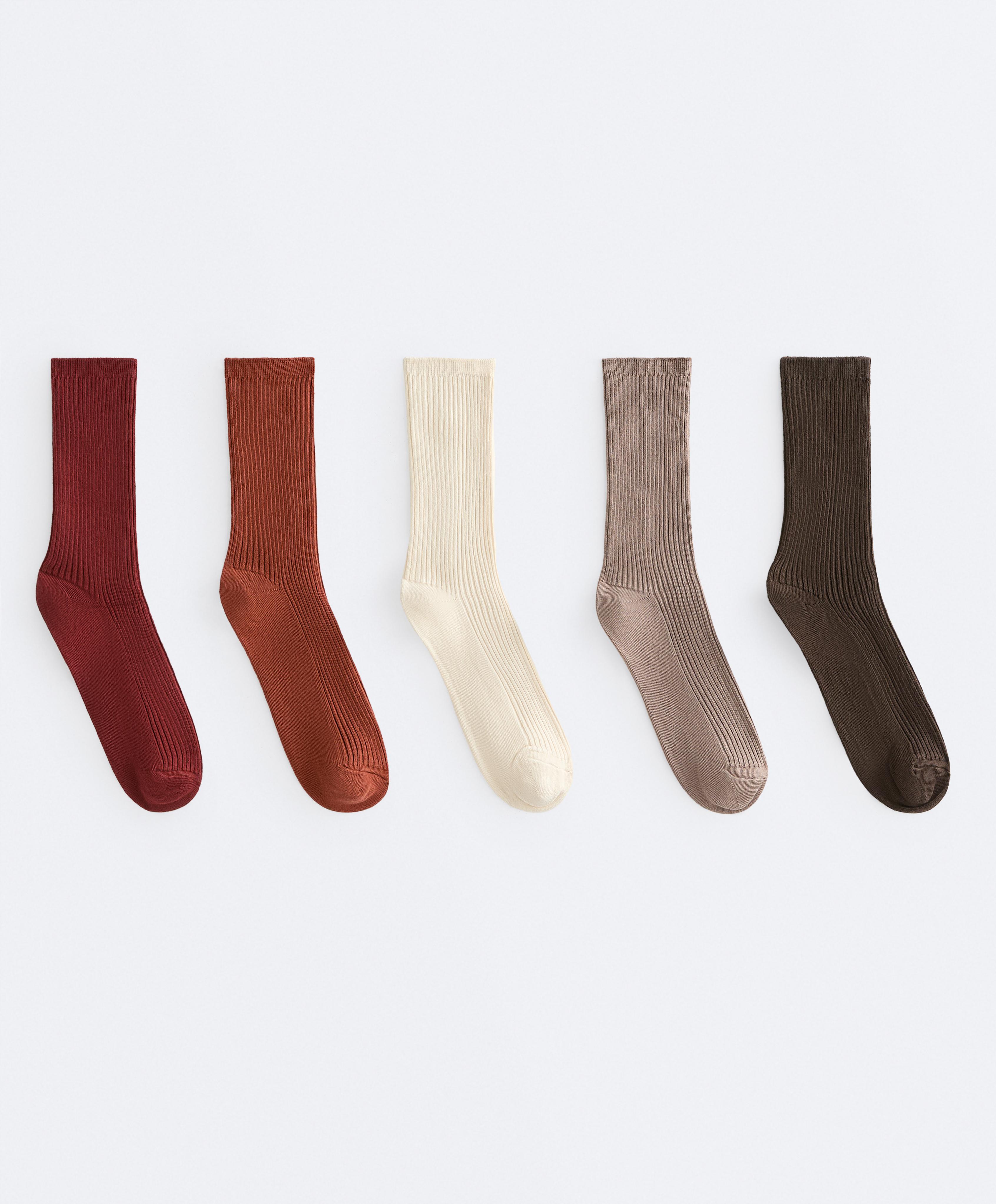 5 Paar Classic-Socken aus Baumwollmischung 5 Paar Classic-Socken aus Baumwollmischung