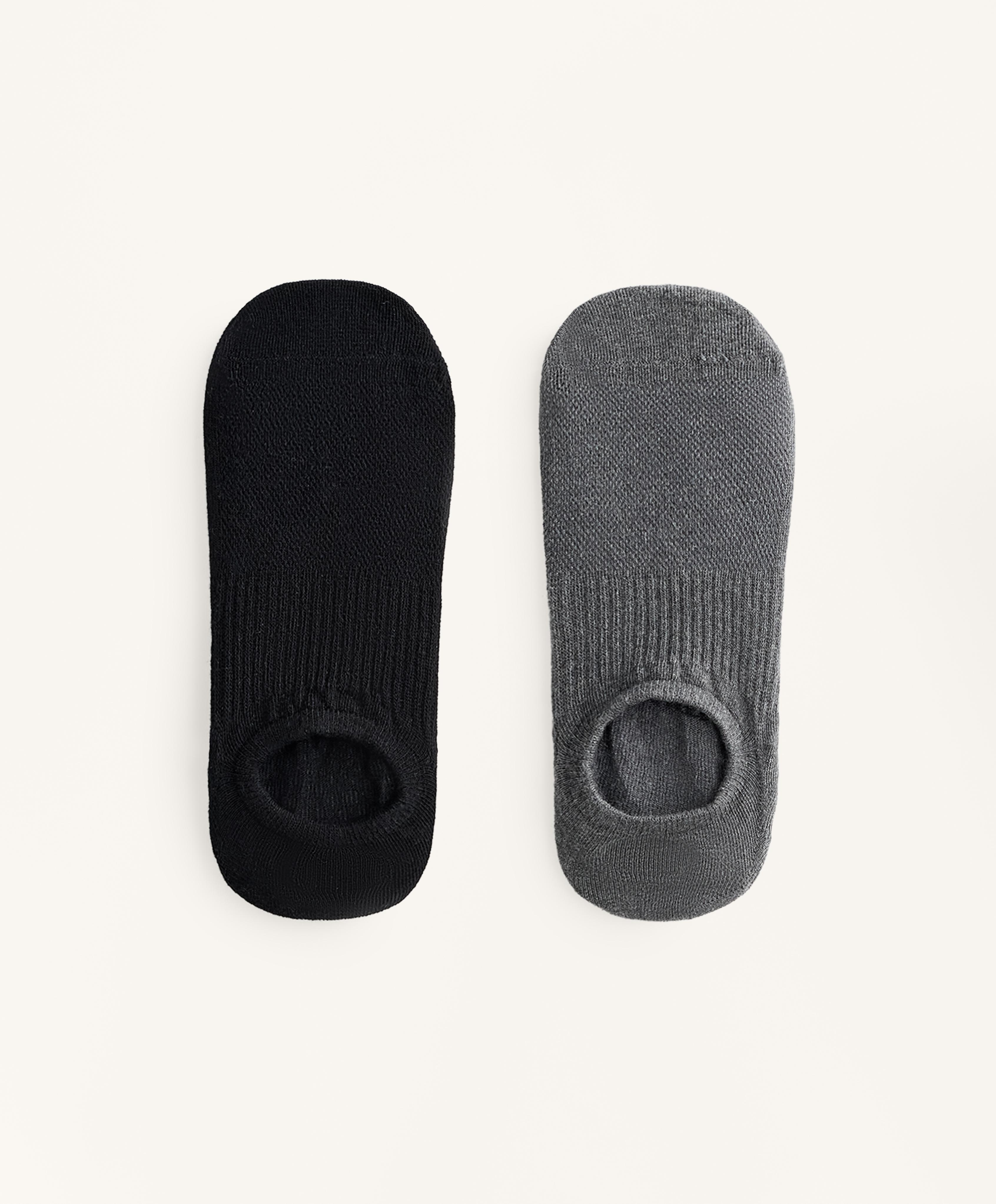 2 pairs of cotton blend yoga and Pilates socks 2 pairs of cotton blend yoga and Pilates socks