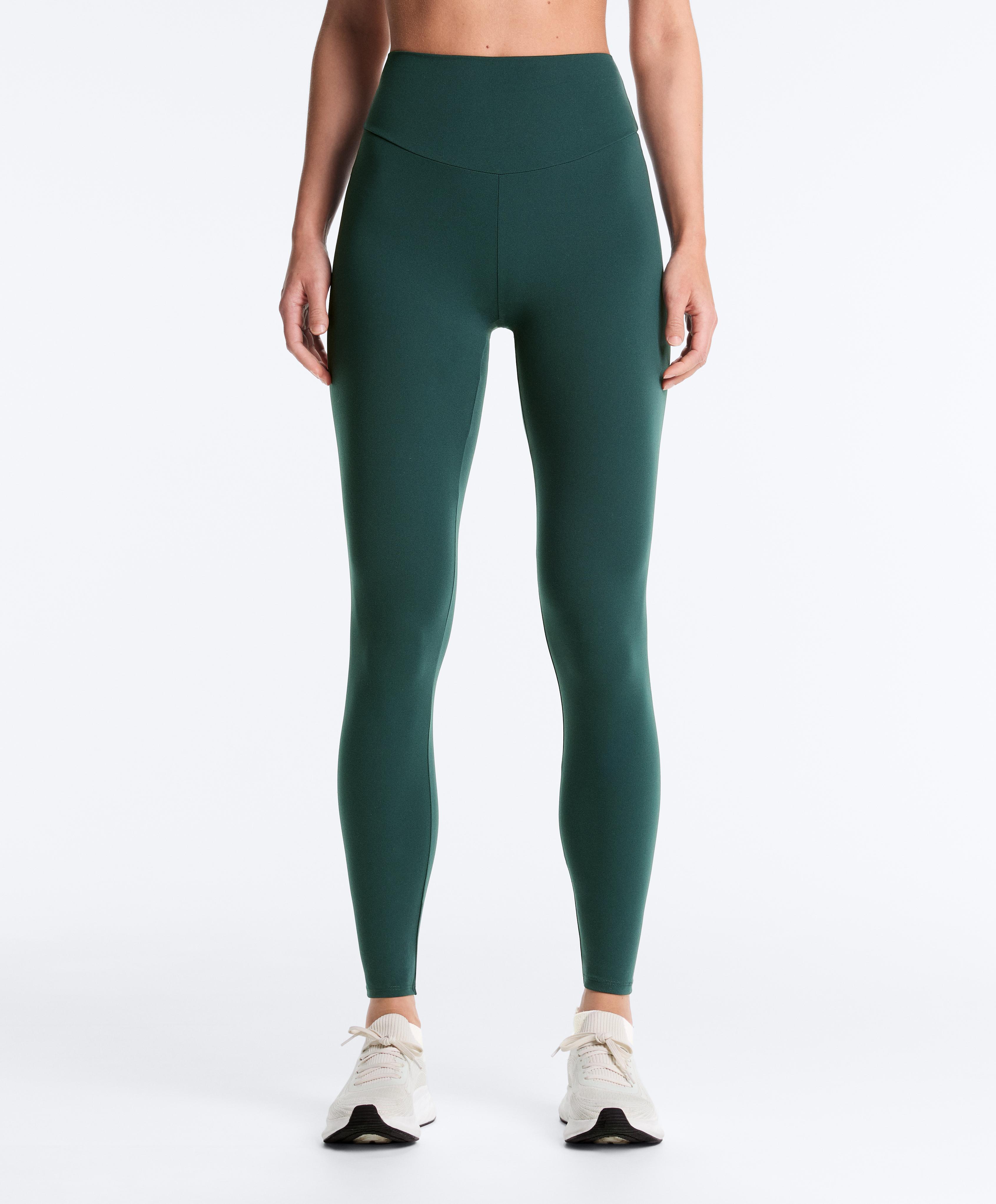 Comfortlux high-waisted ankle-length leggings — BOTTLE
